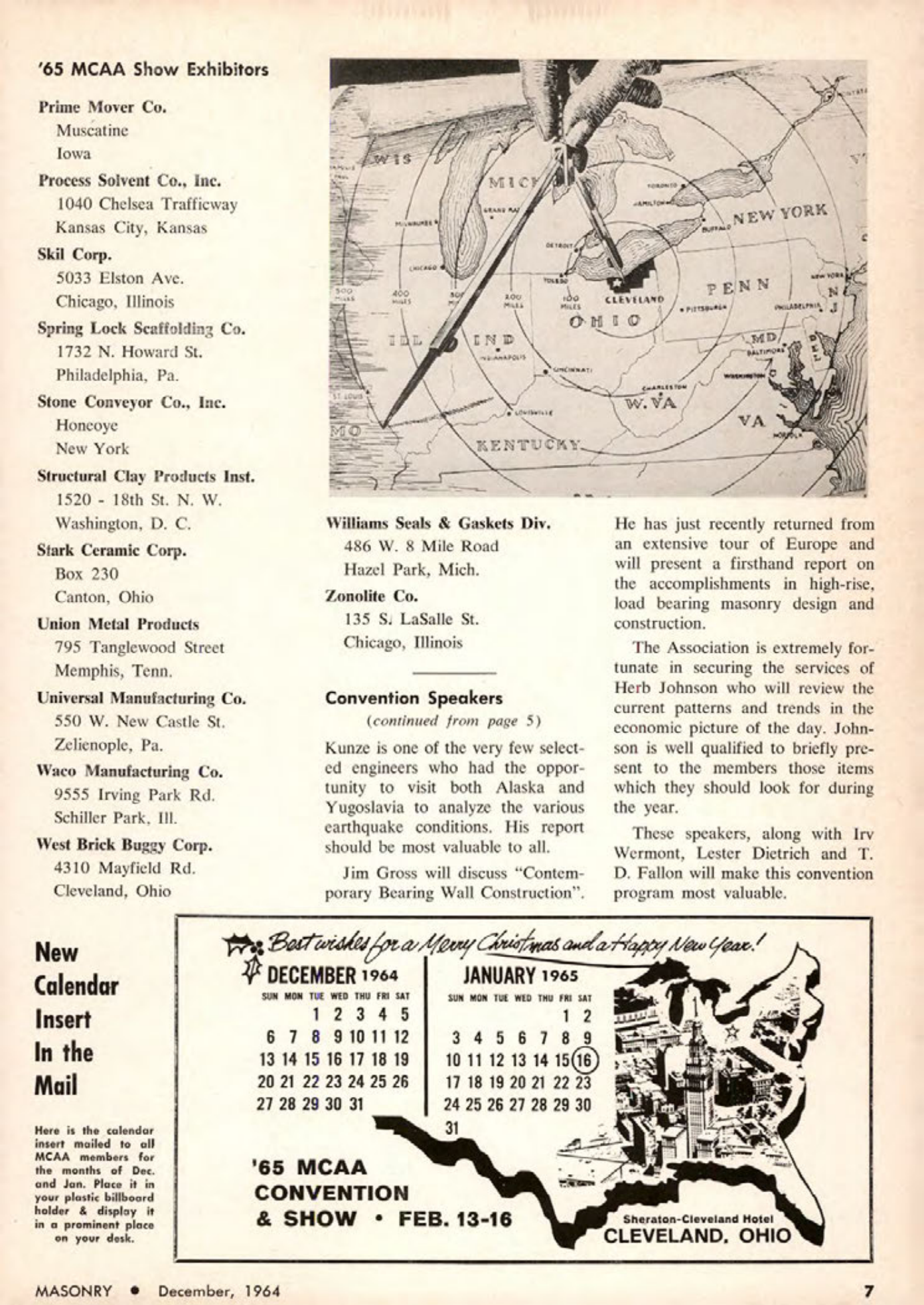 Masonry Magazine December 1964 Page. 7