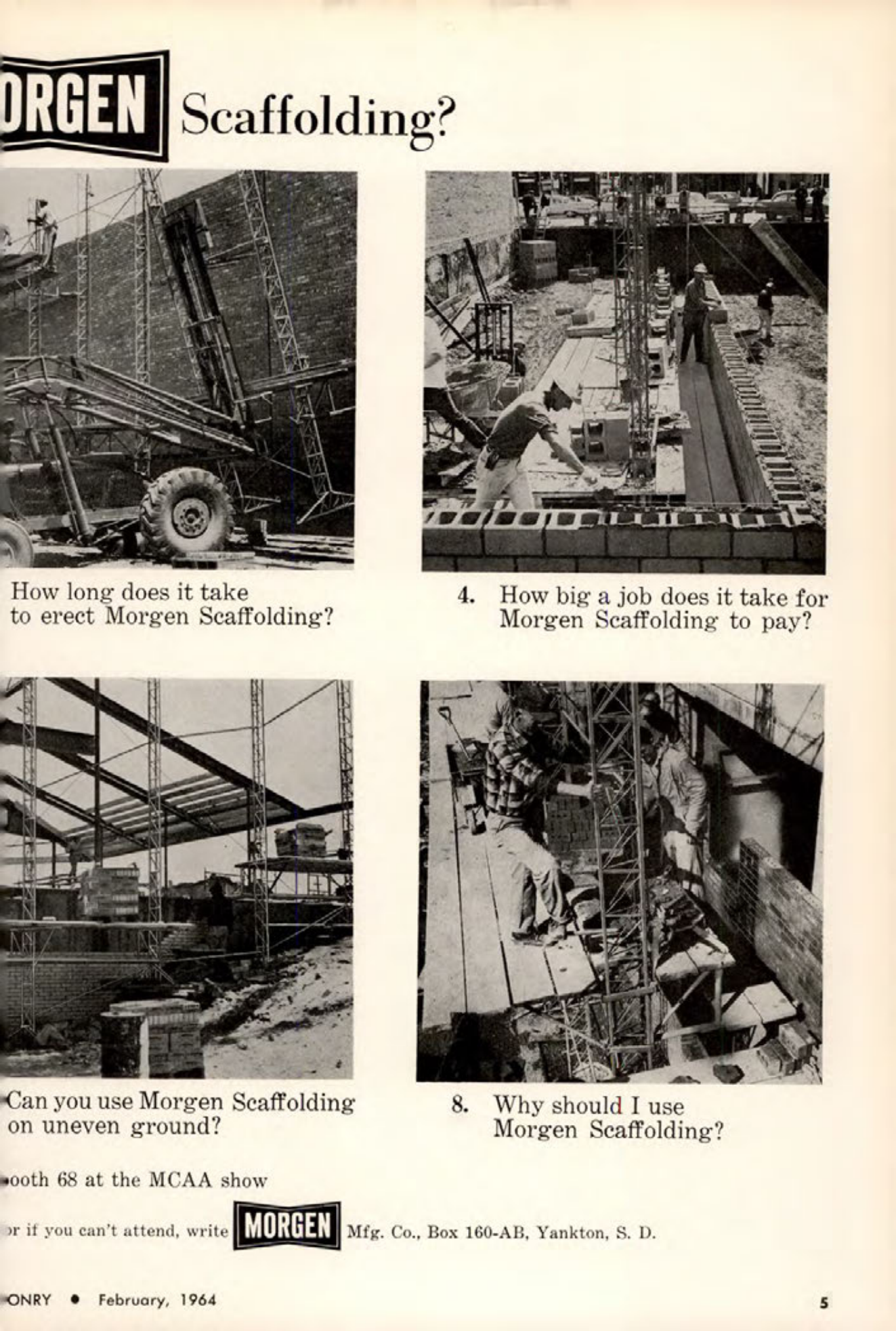 Masonry Magazine February 1964 Page. 5