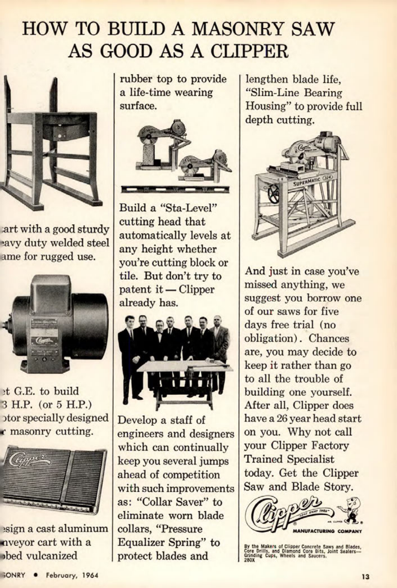Masonry Magazine February 1964 Page. 13