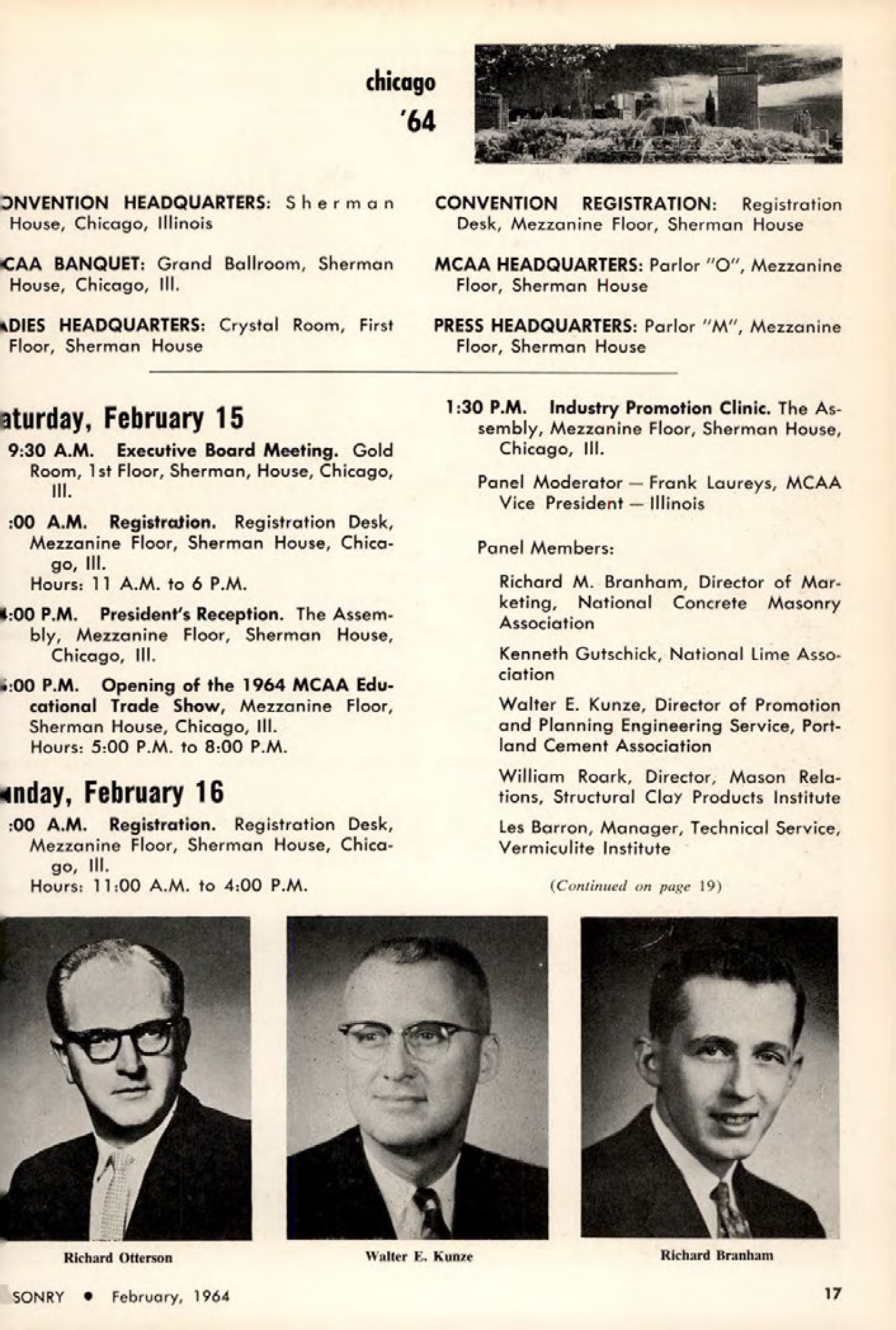 Masonry Magazine February 1964 Page. 17