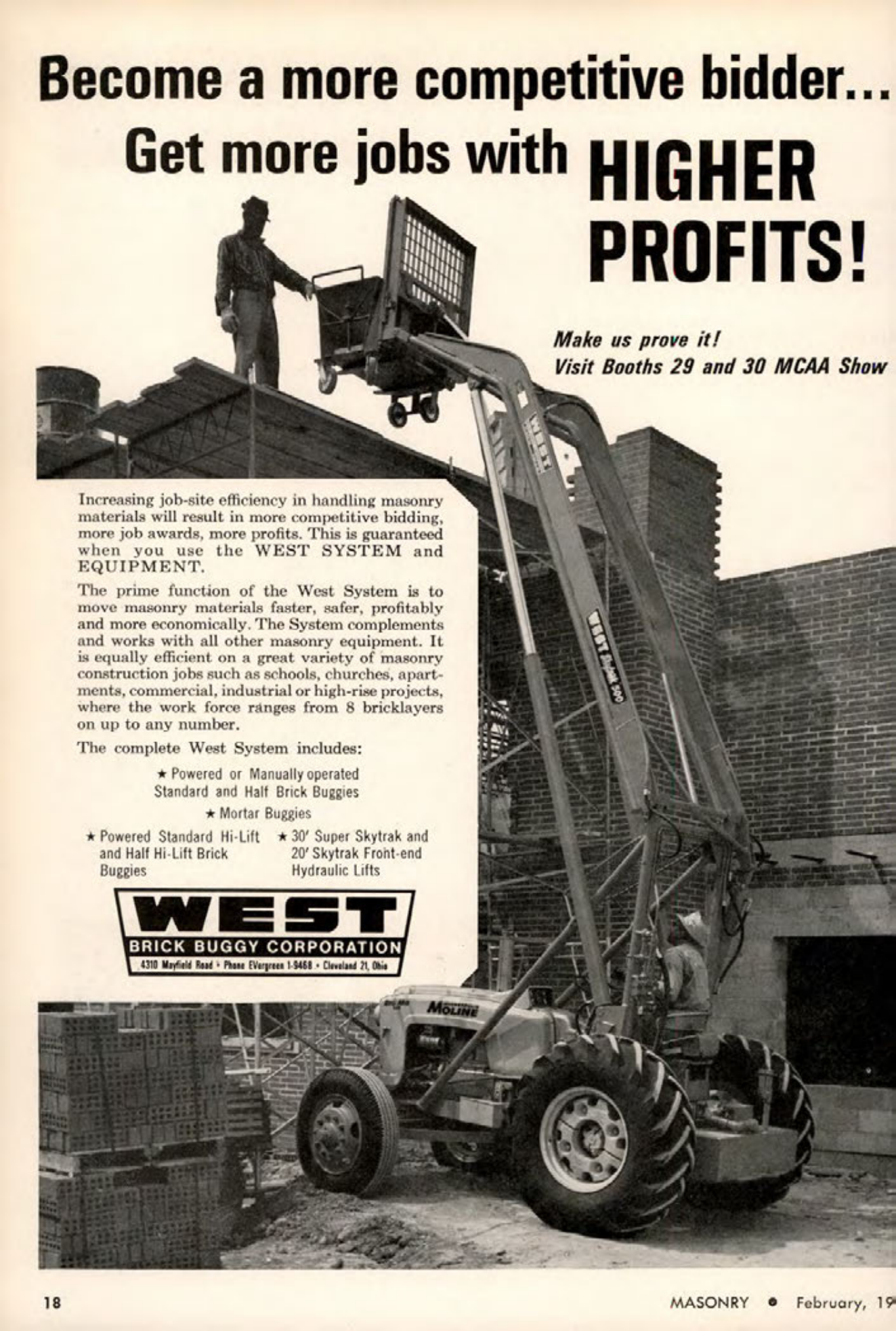 Masonry Magazine February 1964 Page. 18