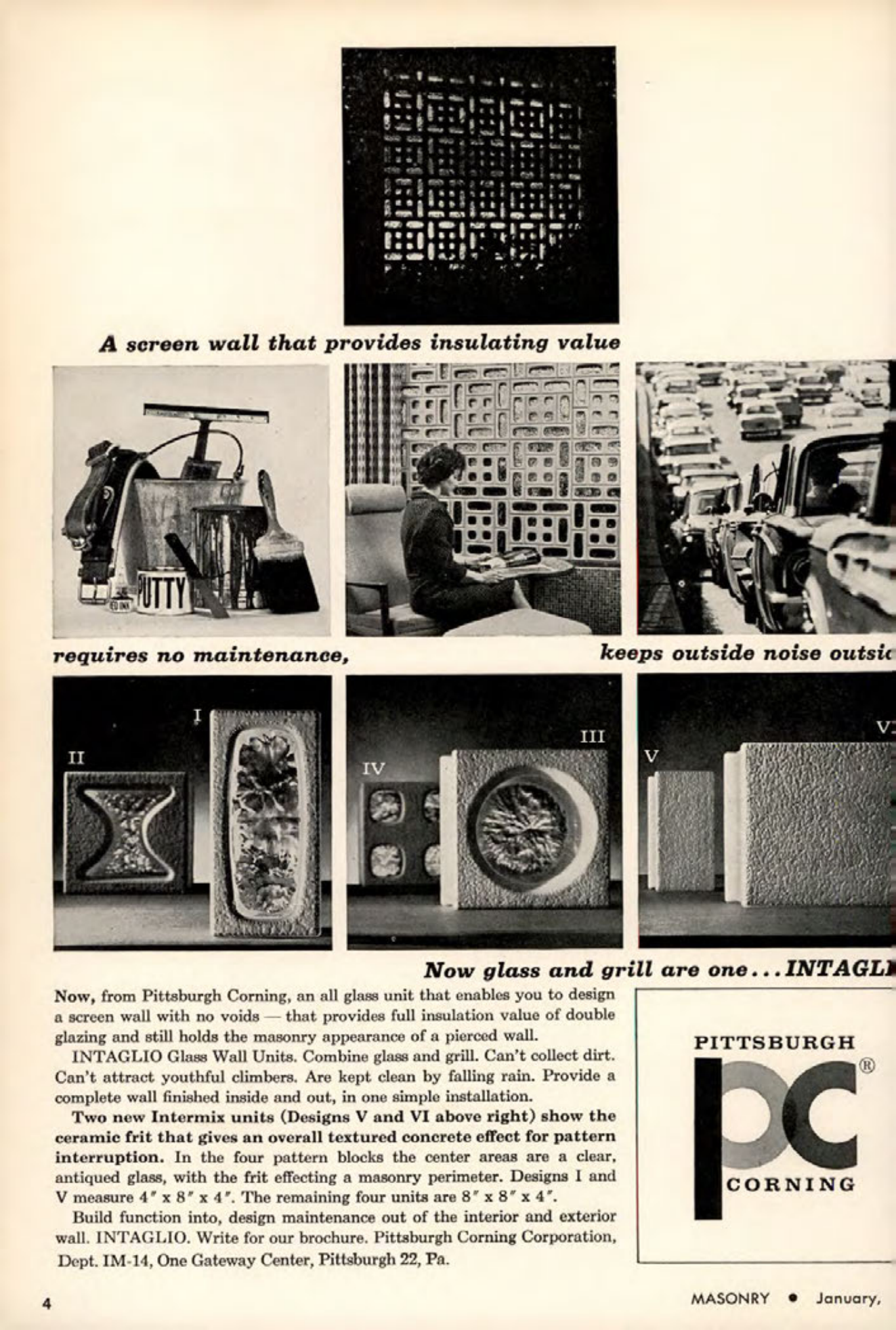 Masonry Magazine January 1964 Page. 4