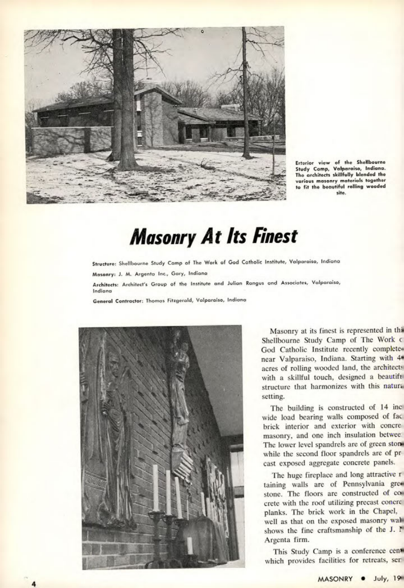 Masonry Magazine July 1964 Page. 4