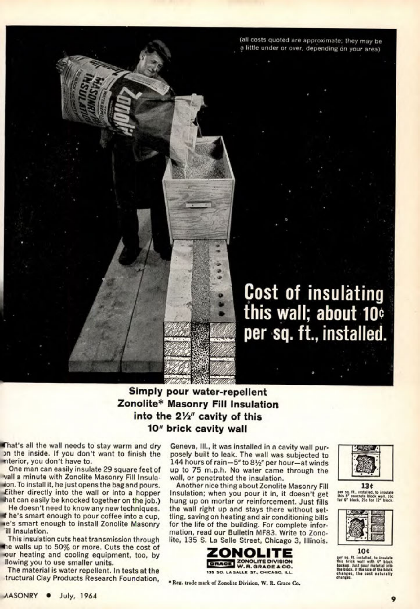 Masonry Magazine July 1964 Page. 9