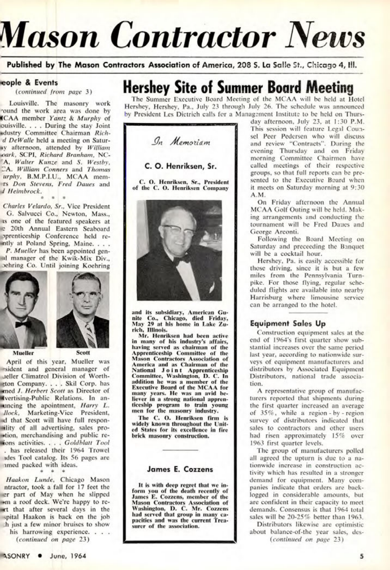 Masonry Magazine June 1964 Page. 5