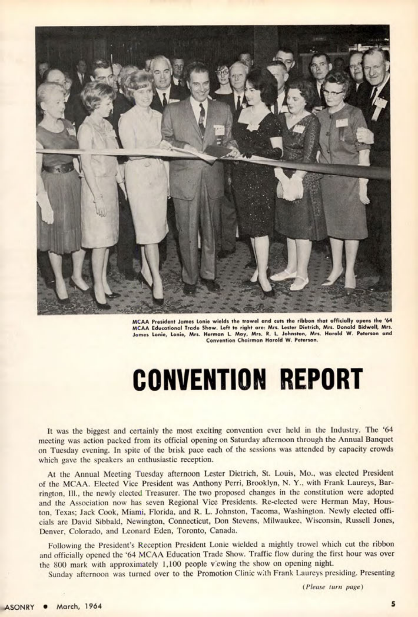 Masonry Magazine March 1964 Page. 5