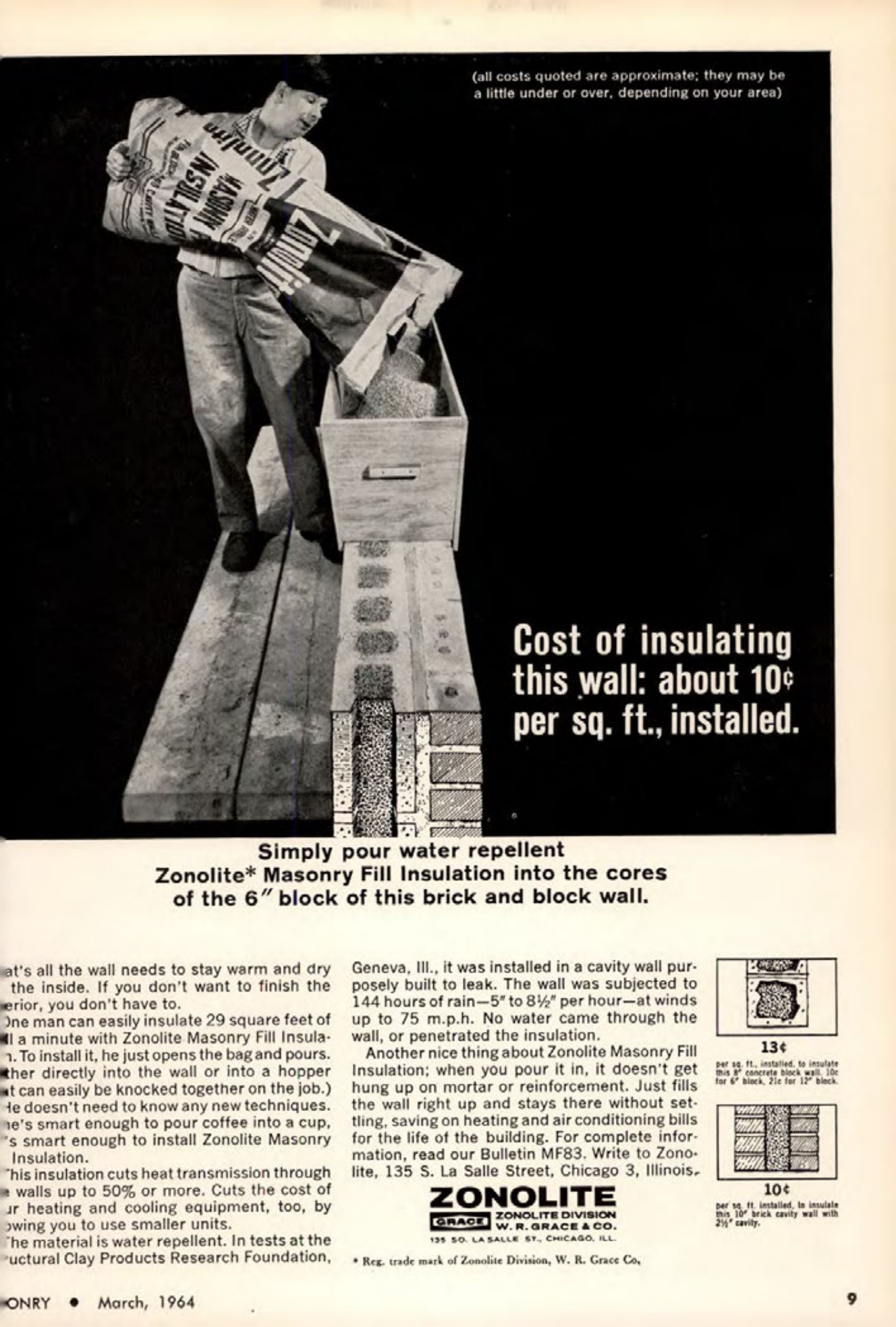 Masonry Magazine March 1964 Page. 9