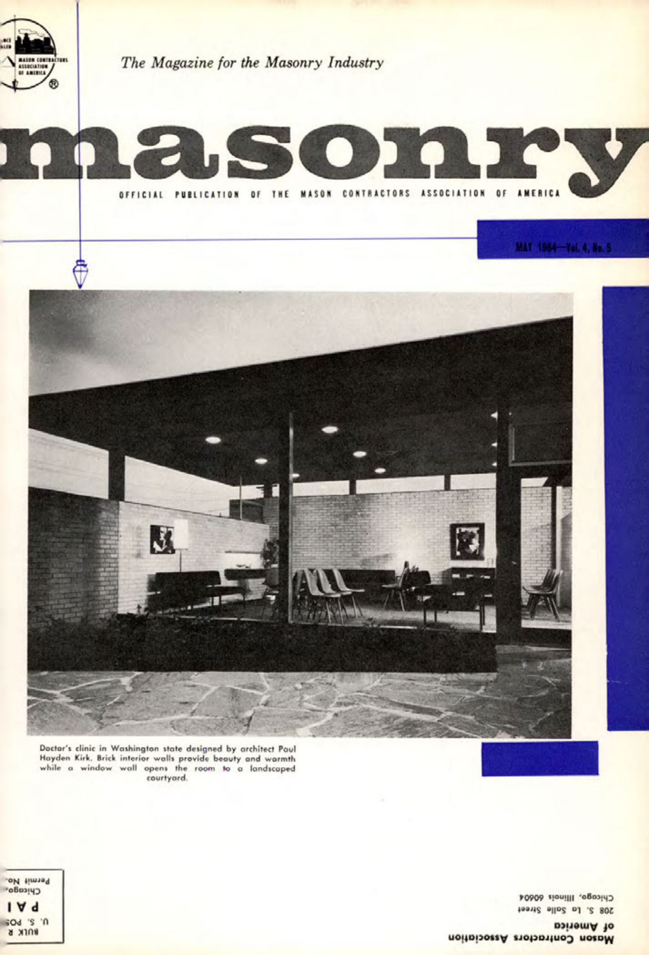 Masonry Magazine May 1964 Page. 1