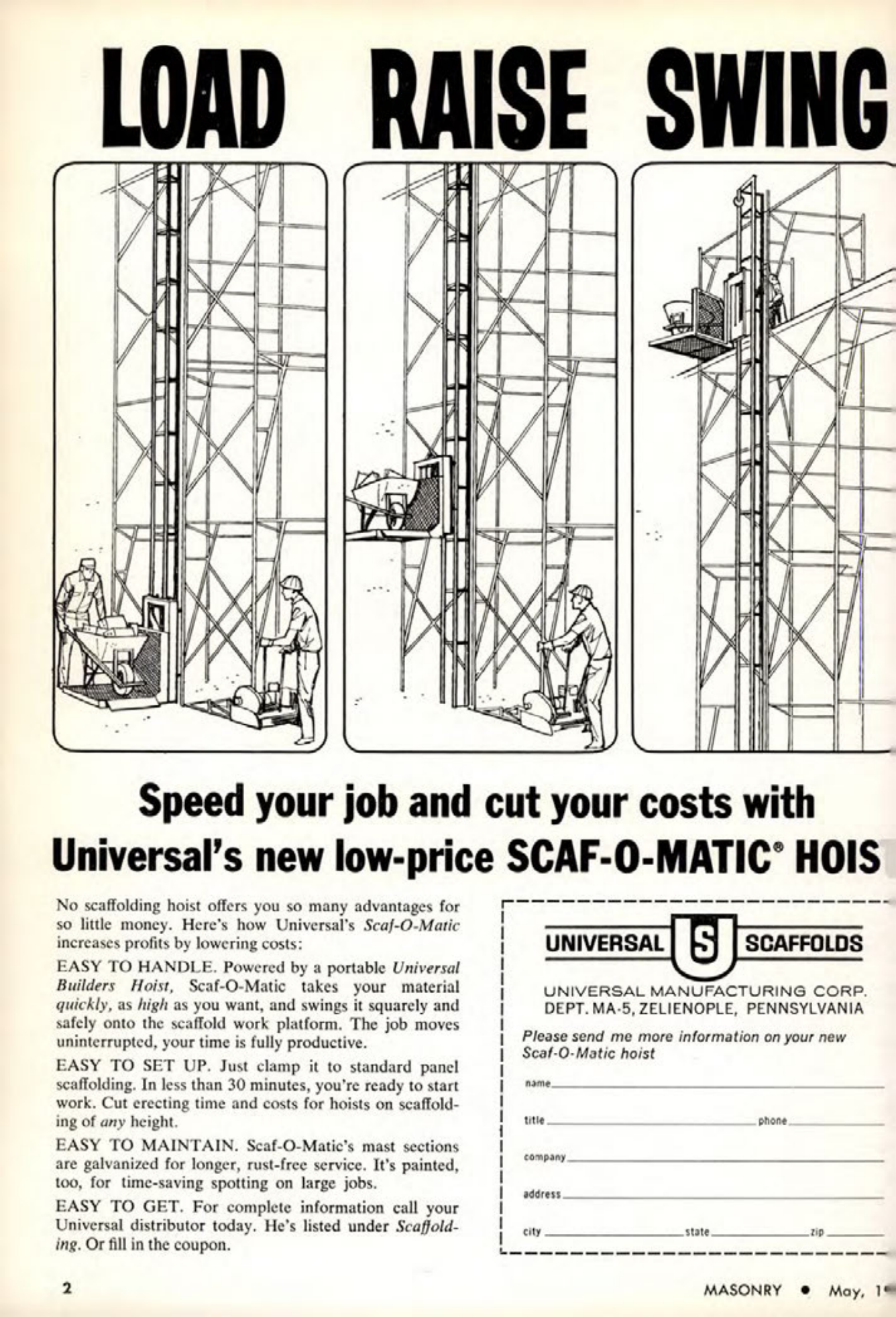 Masonry Magazine May 1964 Page. 2