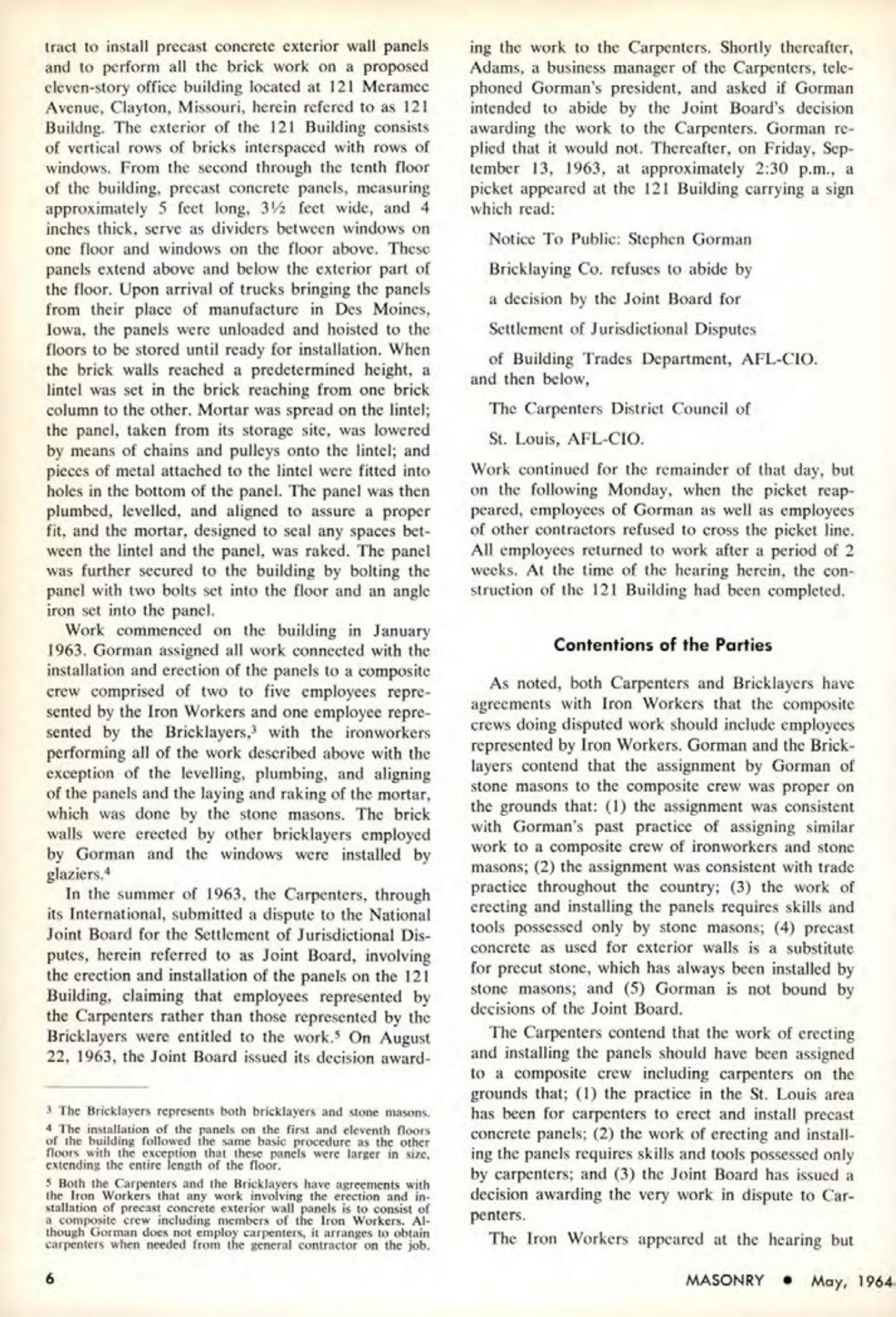 Masonry Magazine May 1964 Page. 6