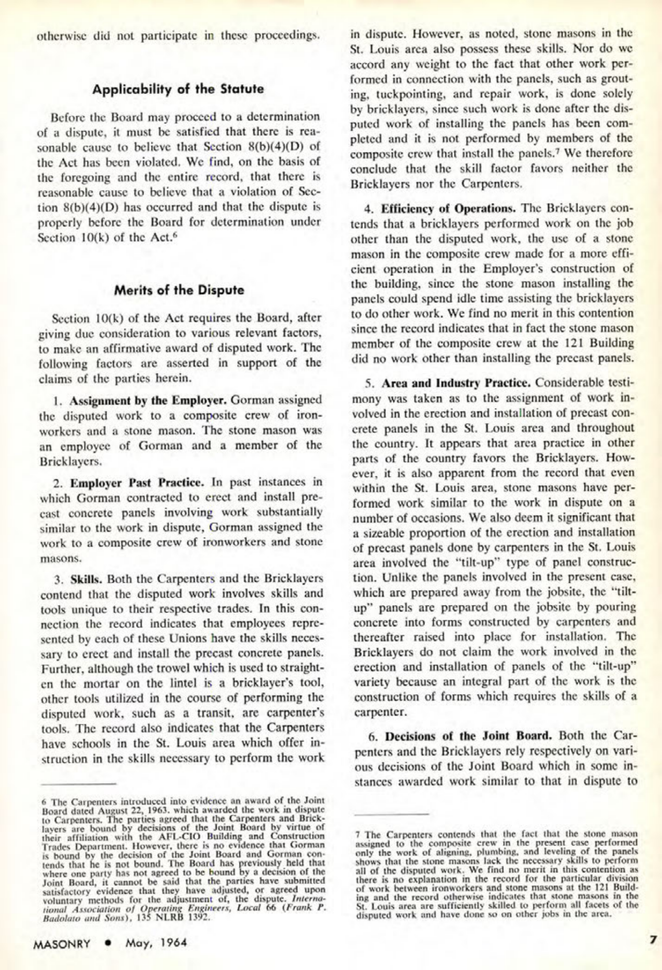 Masonry Magazine May 1964 Page. 7