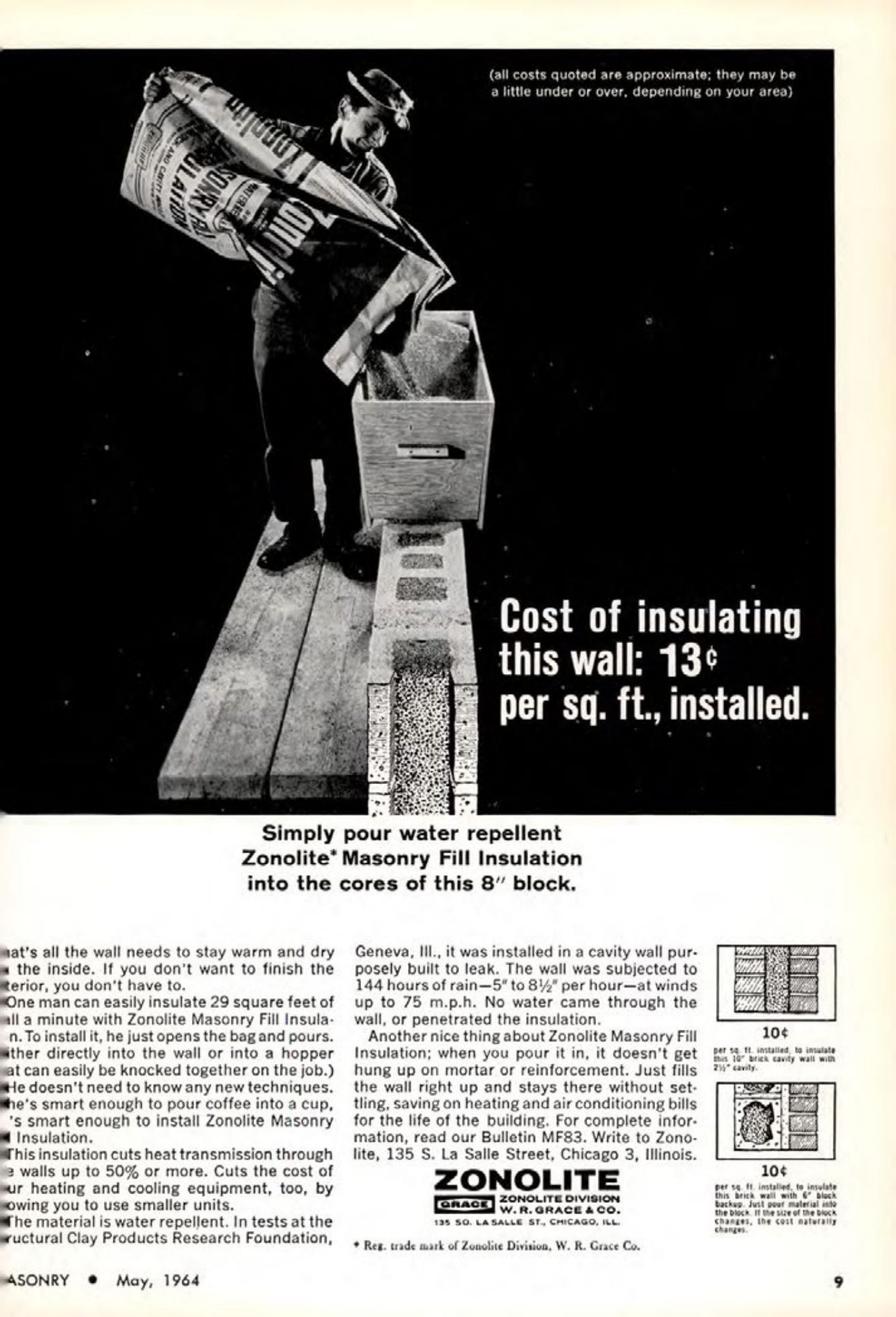 Masonry Magazine May 1964 Page. 9