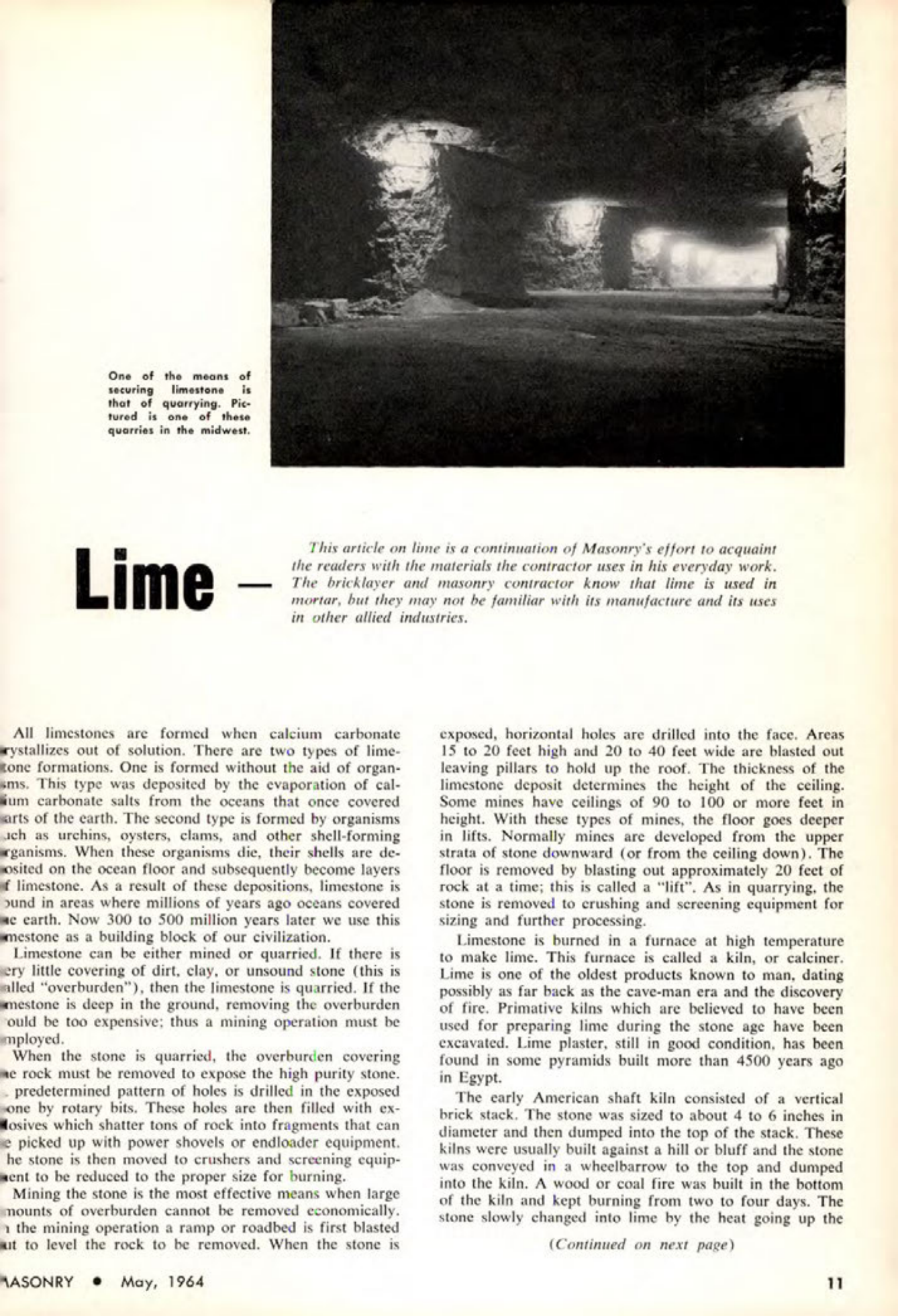 Masonry Magazine May 1964 Page. 11