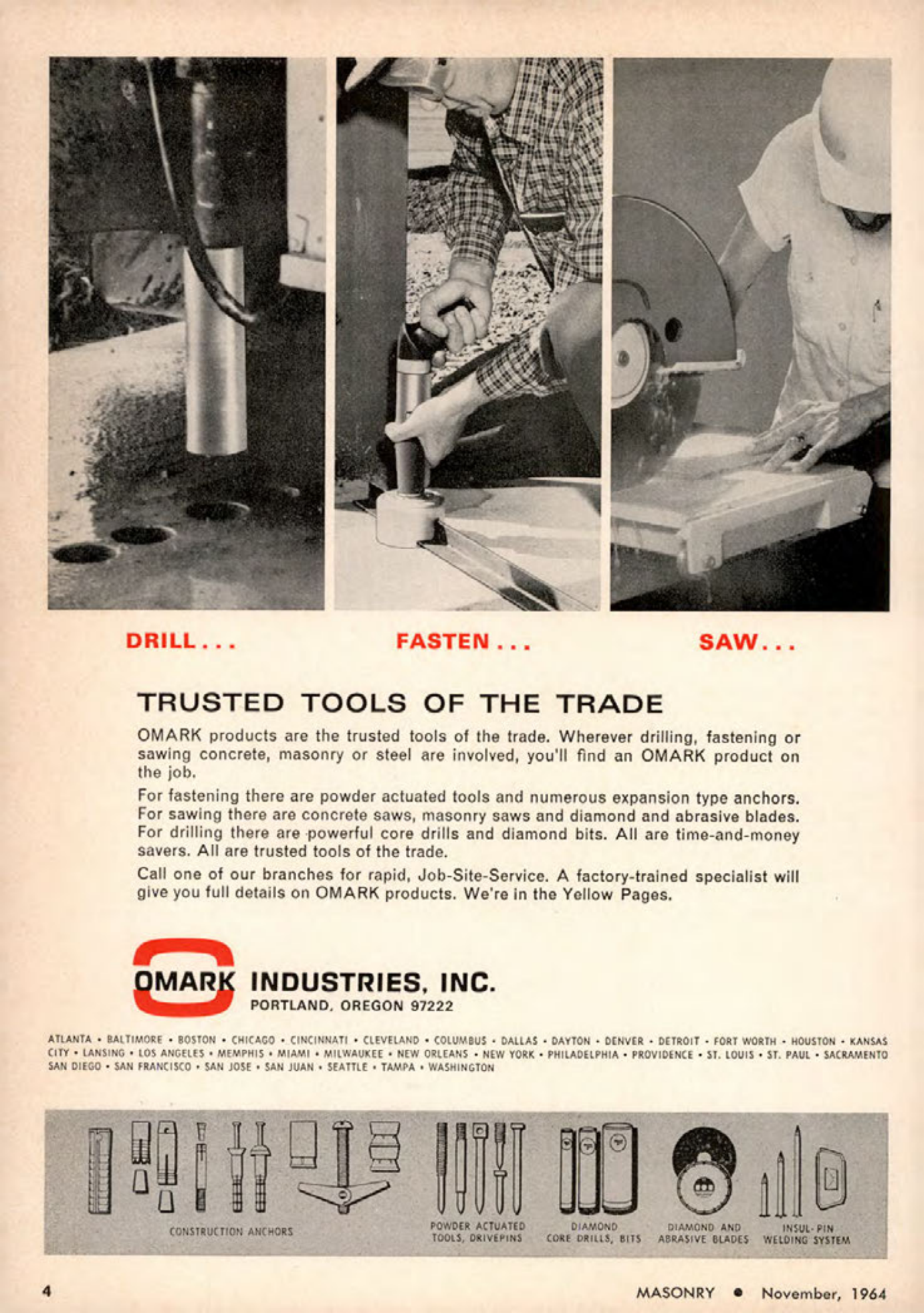 Masonry Magazine November 1964 Page. 4