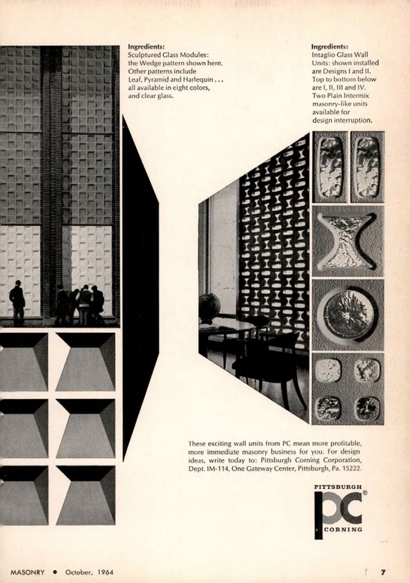 Masonry Magazine November 1964 Page. 7
