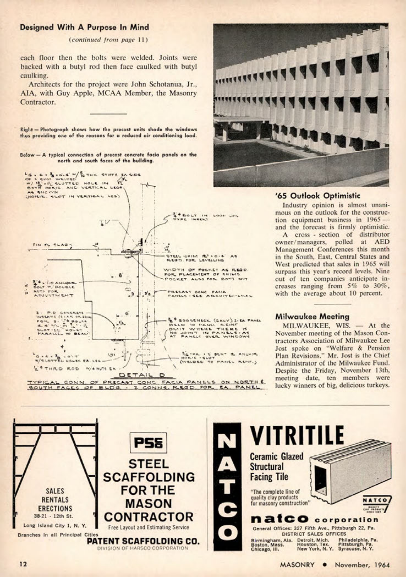 Masonry Magazine November 1964 Page. 12