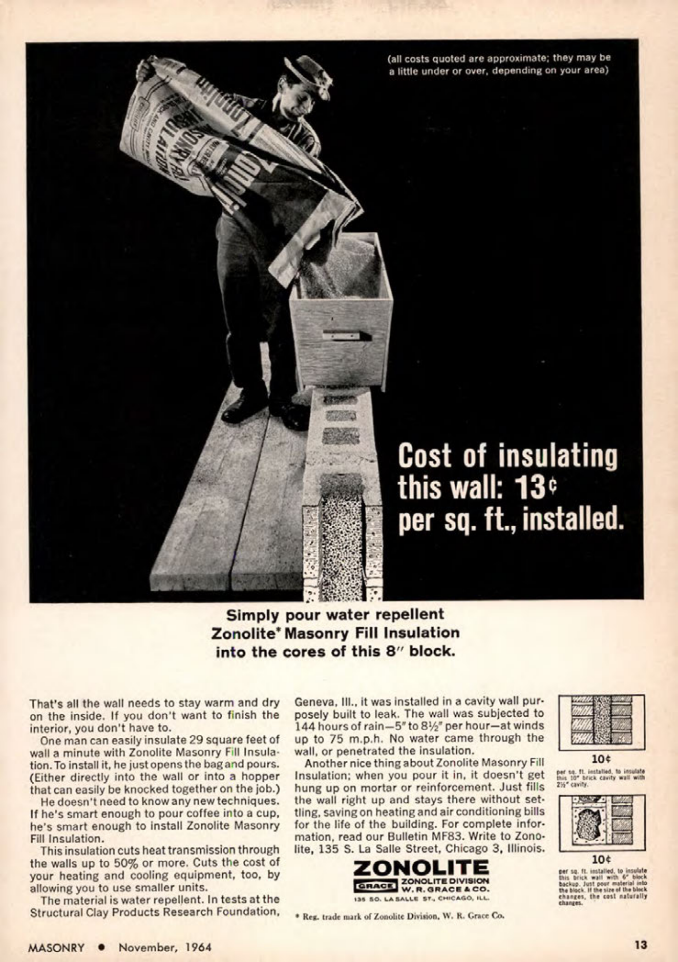 Masonry Magazine November 1964 Page. 13