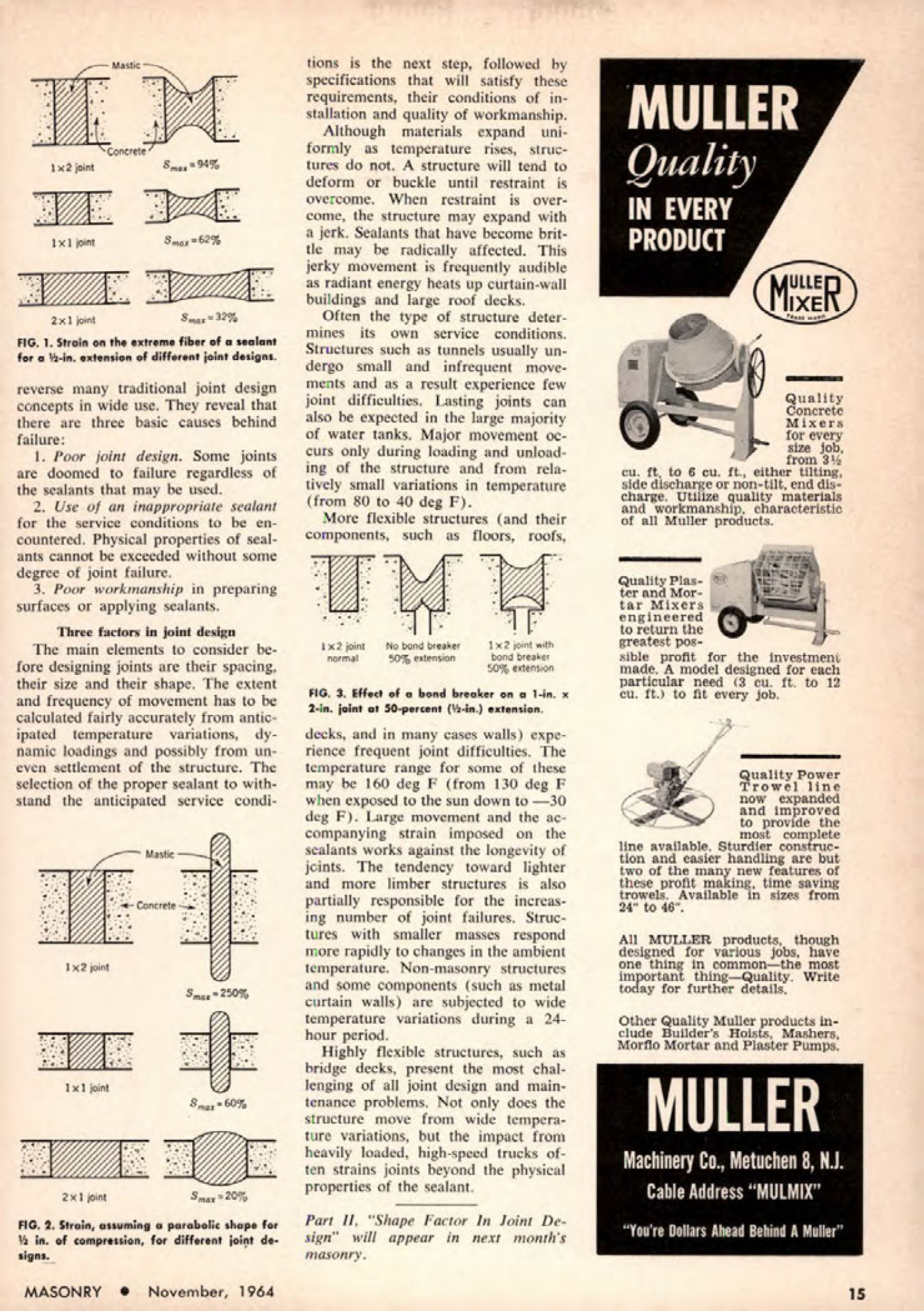 Masonry Magazine November 1964 Page. 15