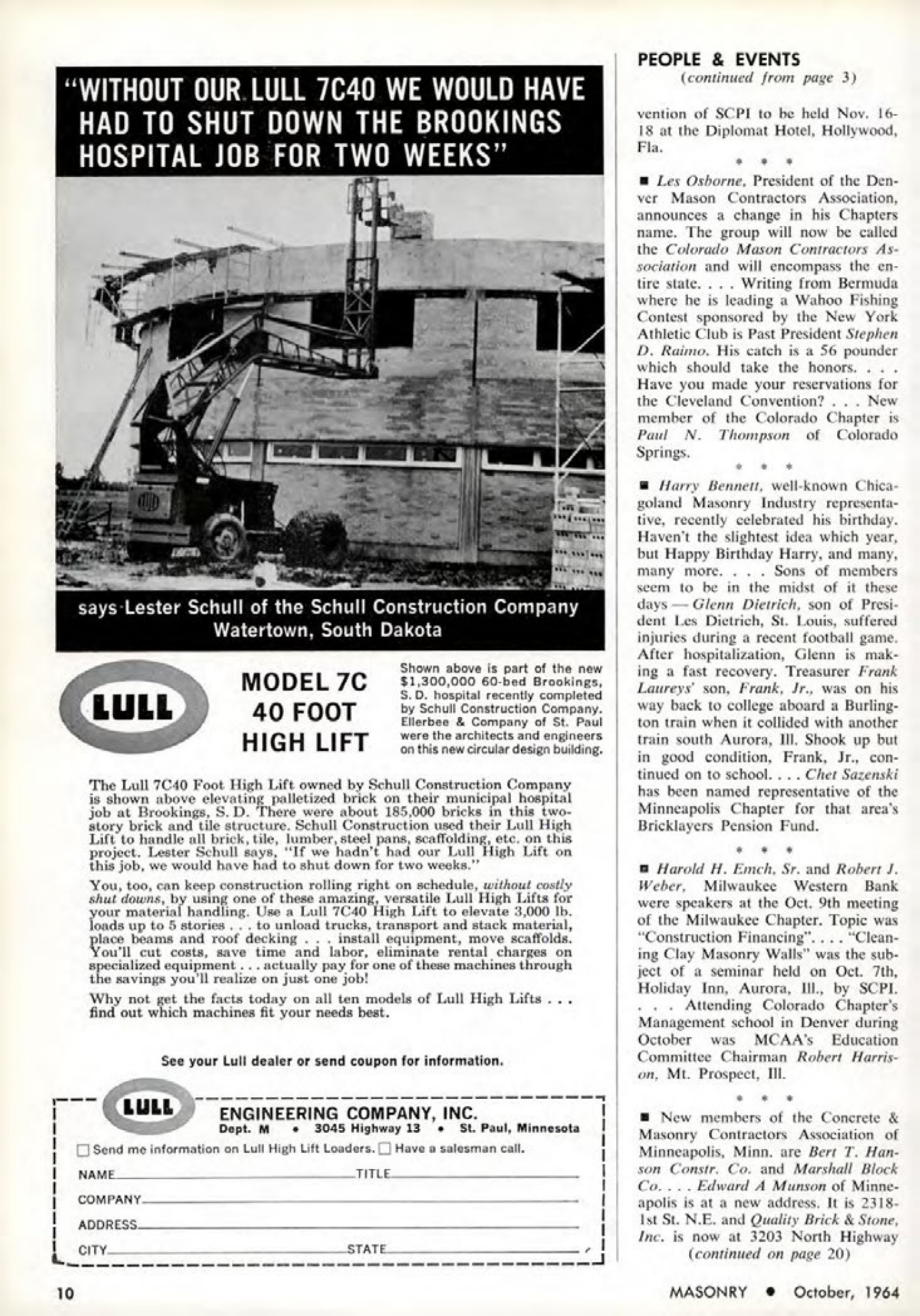 Masonry Magazine October 1964 Page. 10