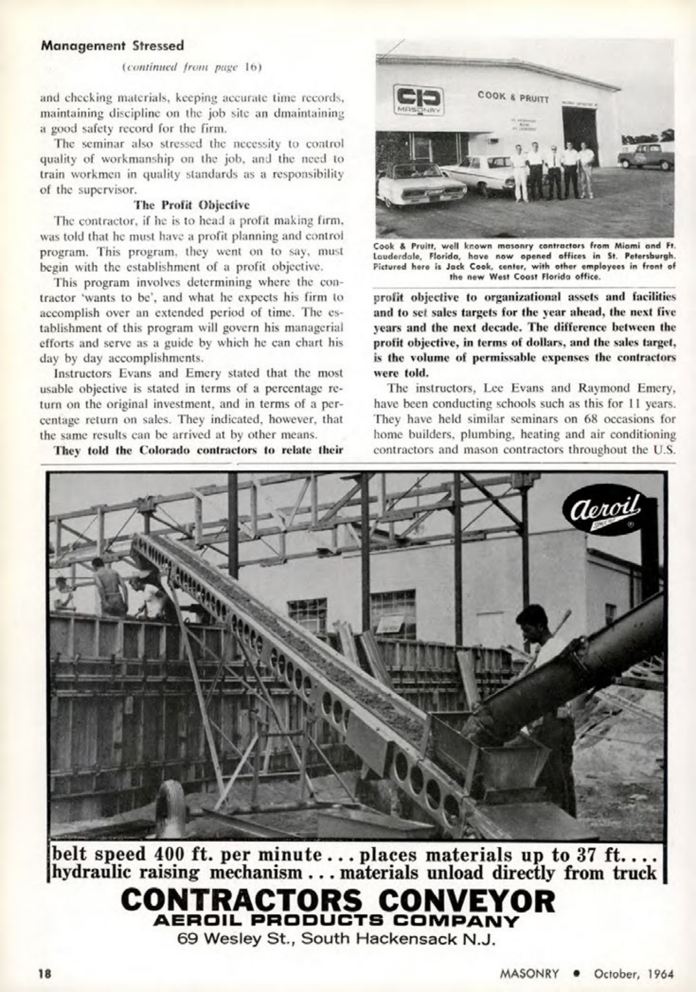 Masonry Magazine October 1964 Page. 18
