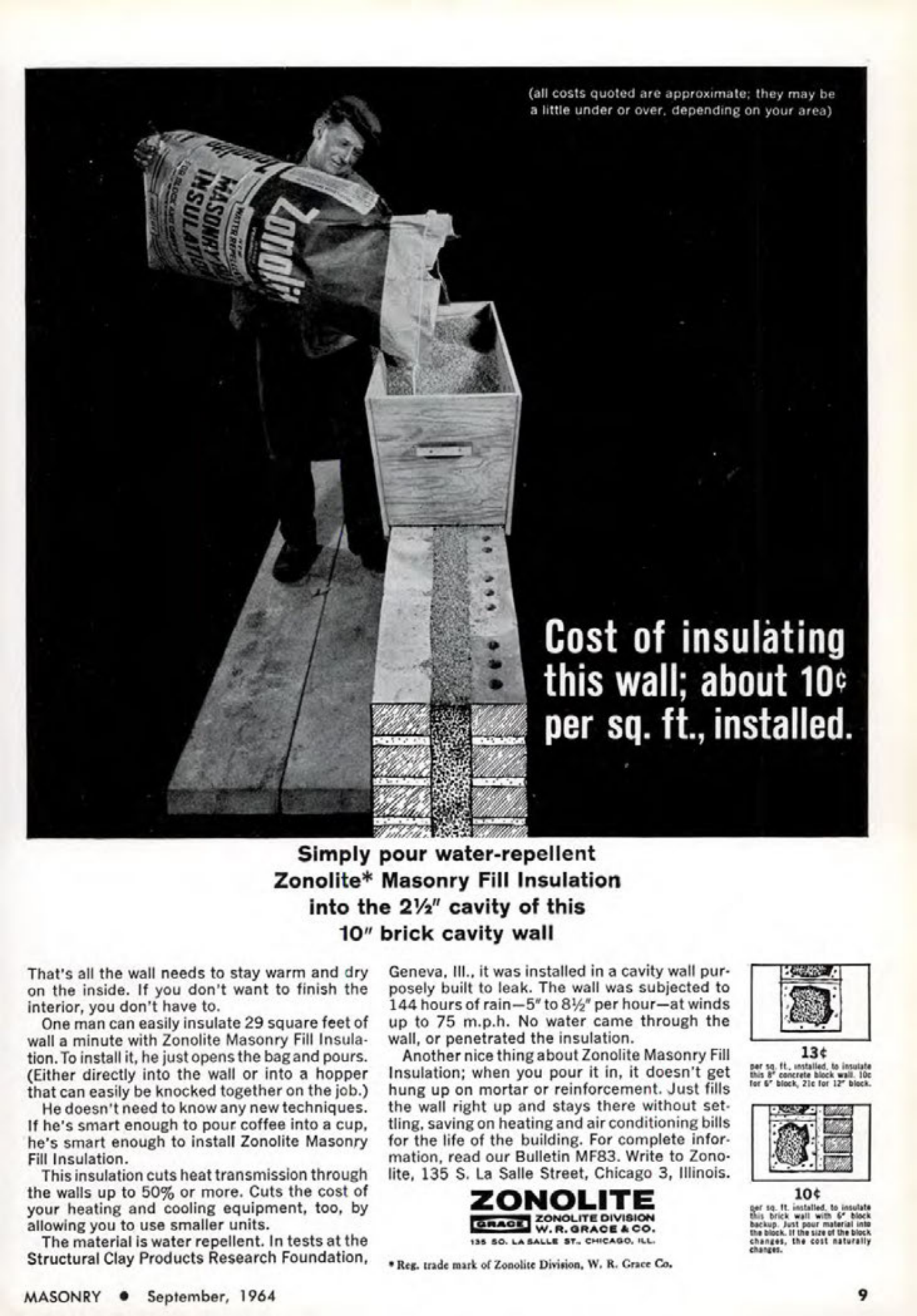 Masonry Magazine September 1964 Page. 9