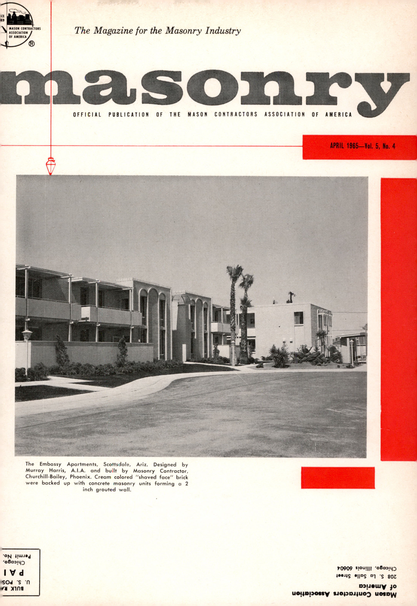Masonry Magazine April 1965 Page. 1