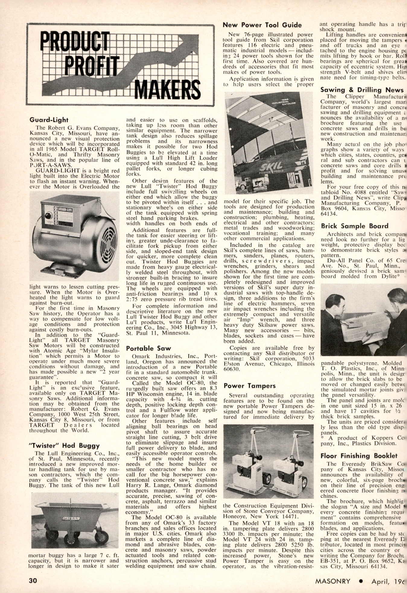 Masonry Magazine April 1965 Page. 30