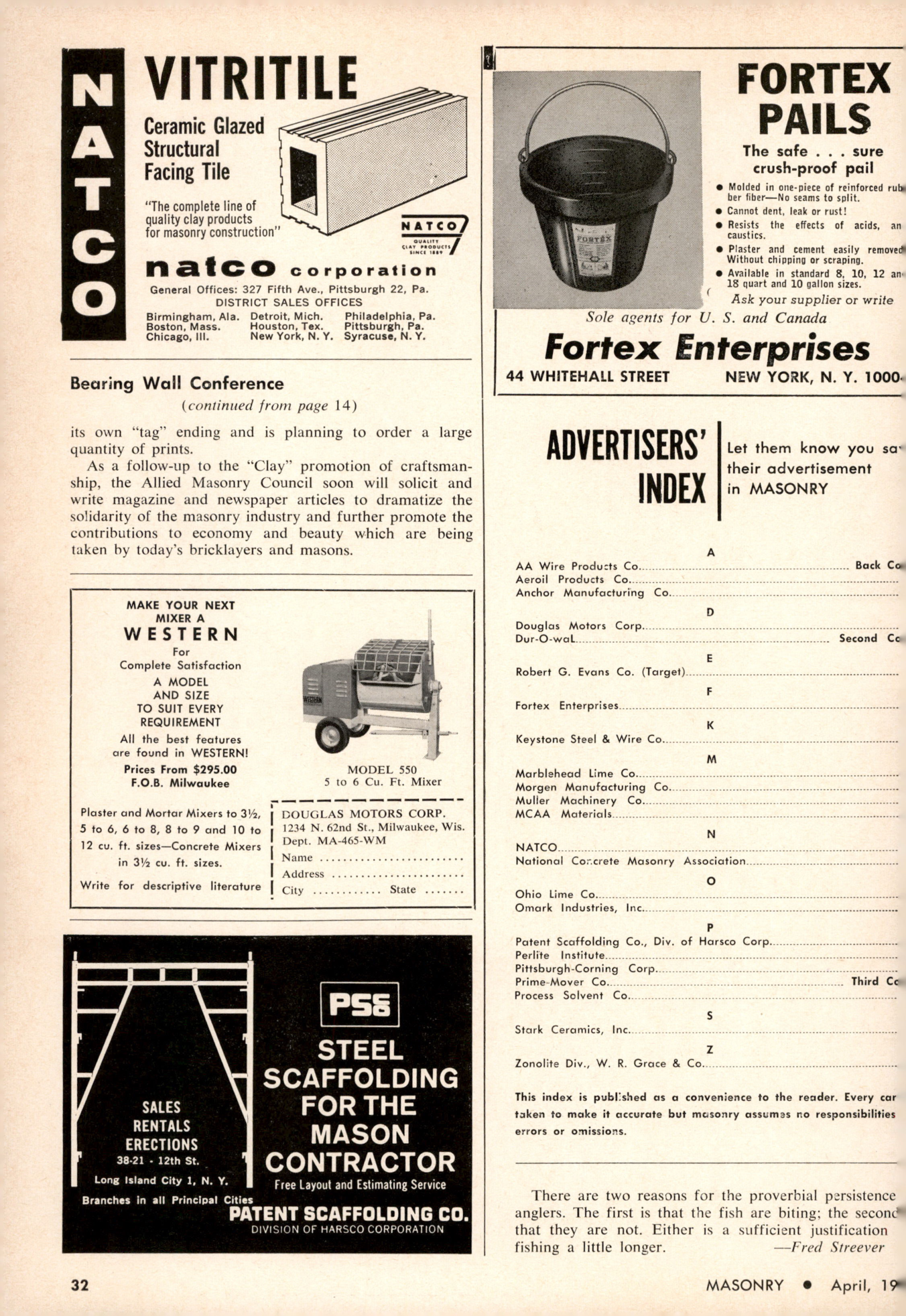 Masonry Magazine April 1965 Page. 32