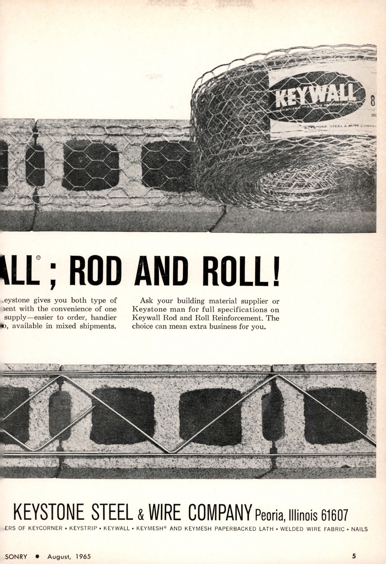 Masonry Magazine August 1965 Page. 5