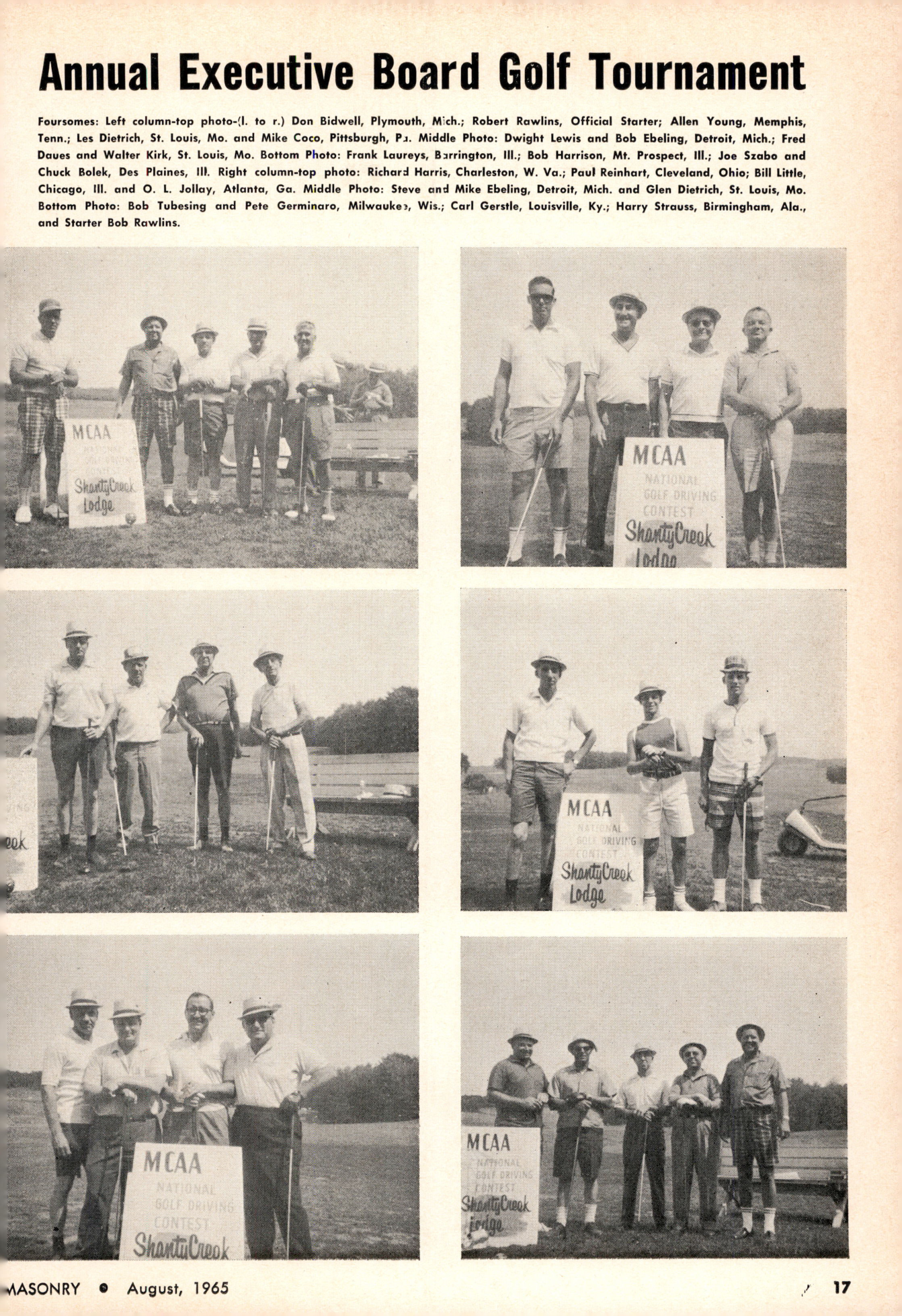 Masonry Magazine August 1965 Page. 17