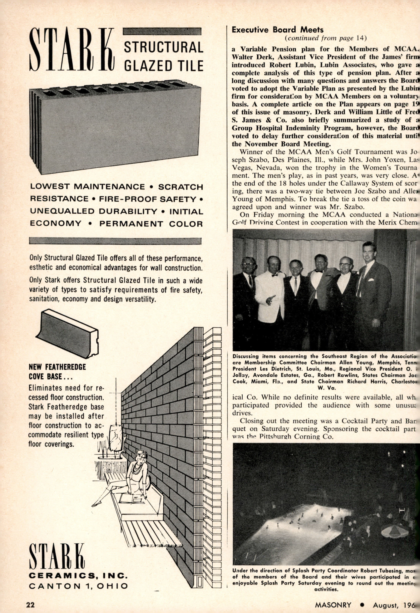 Masonry Magazine August 1965 Page. 22