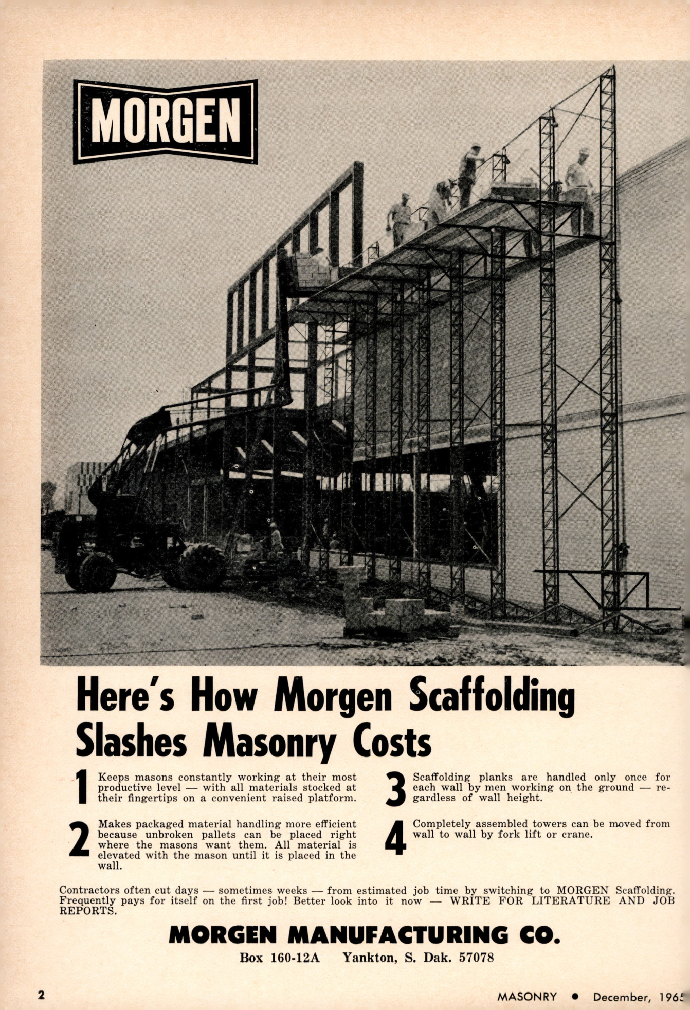 Masonry Magazine December 1965 Page. 2
