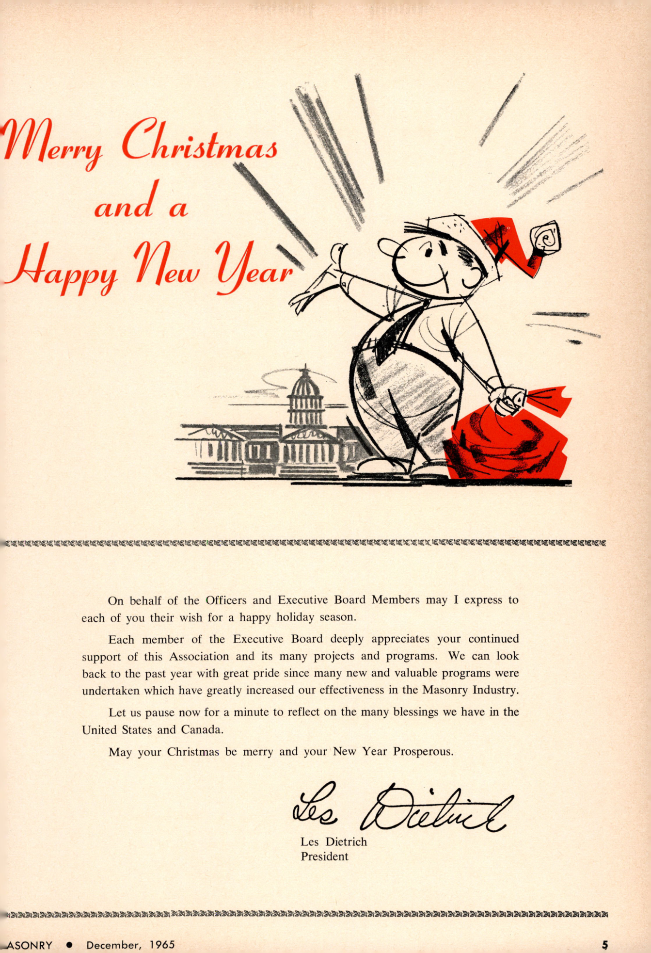 Masonry Magazine December 1965 Page. 5