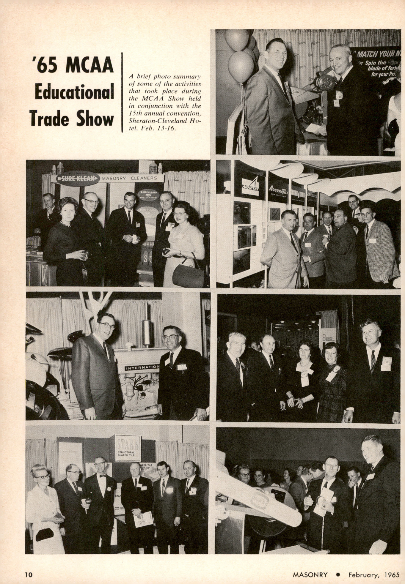 Masonry Magazine February 1965 Page. 10