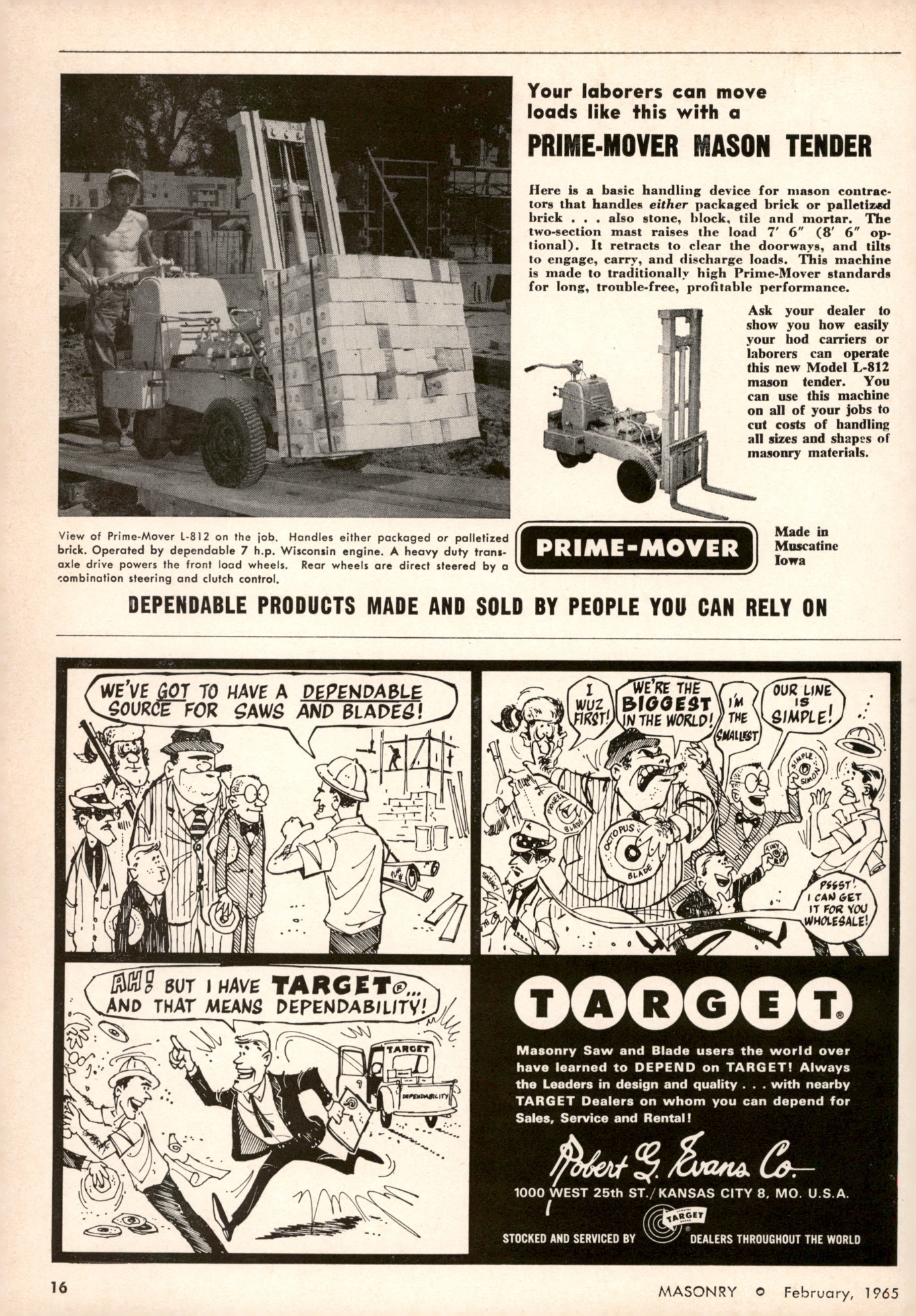 Masonry Magazine February 1965 Page. 16