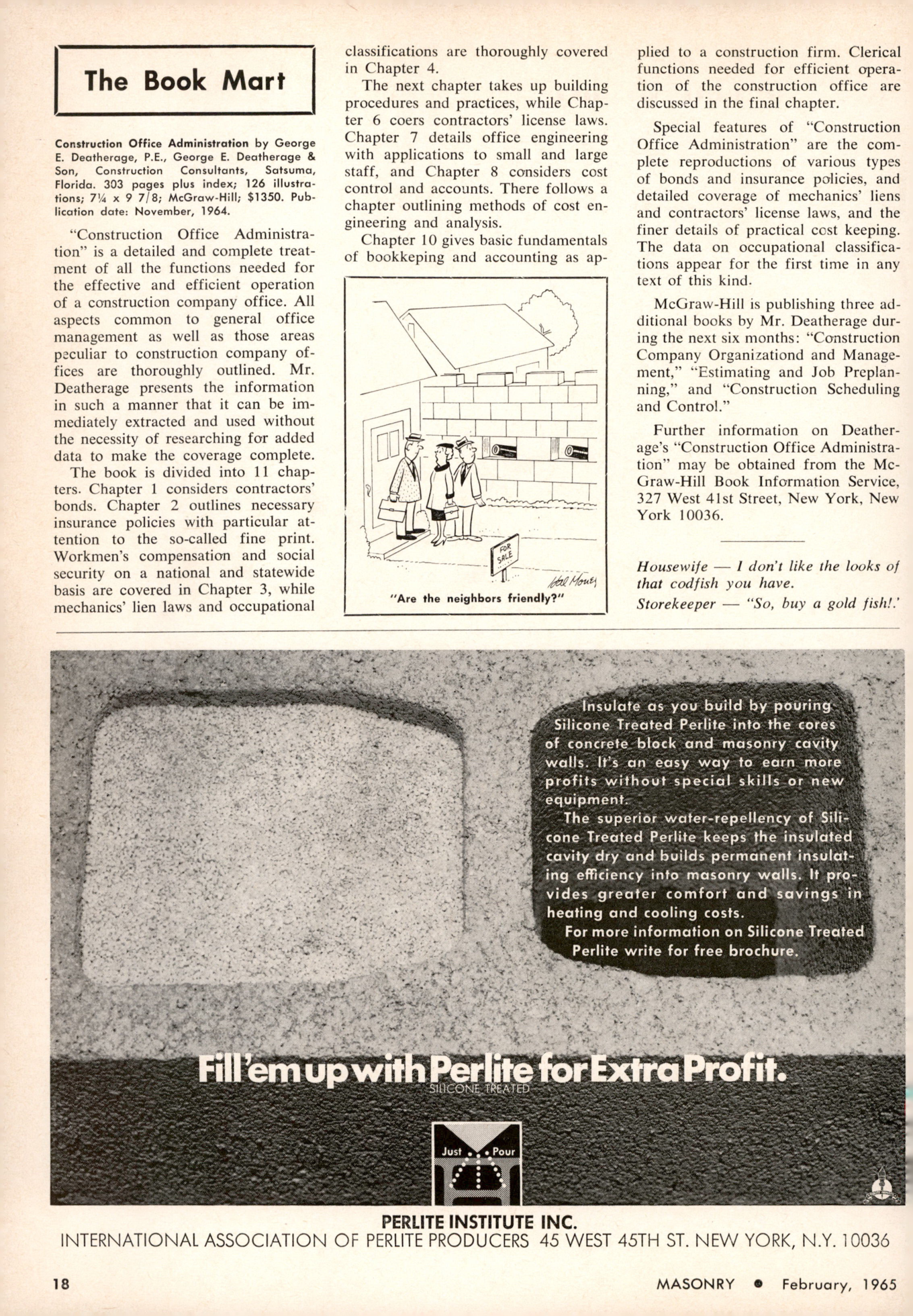 Masonry Magazine February 1965 Page. 18