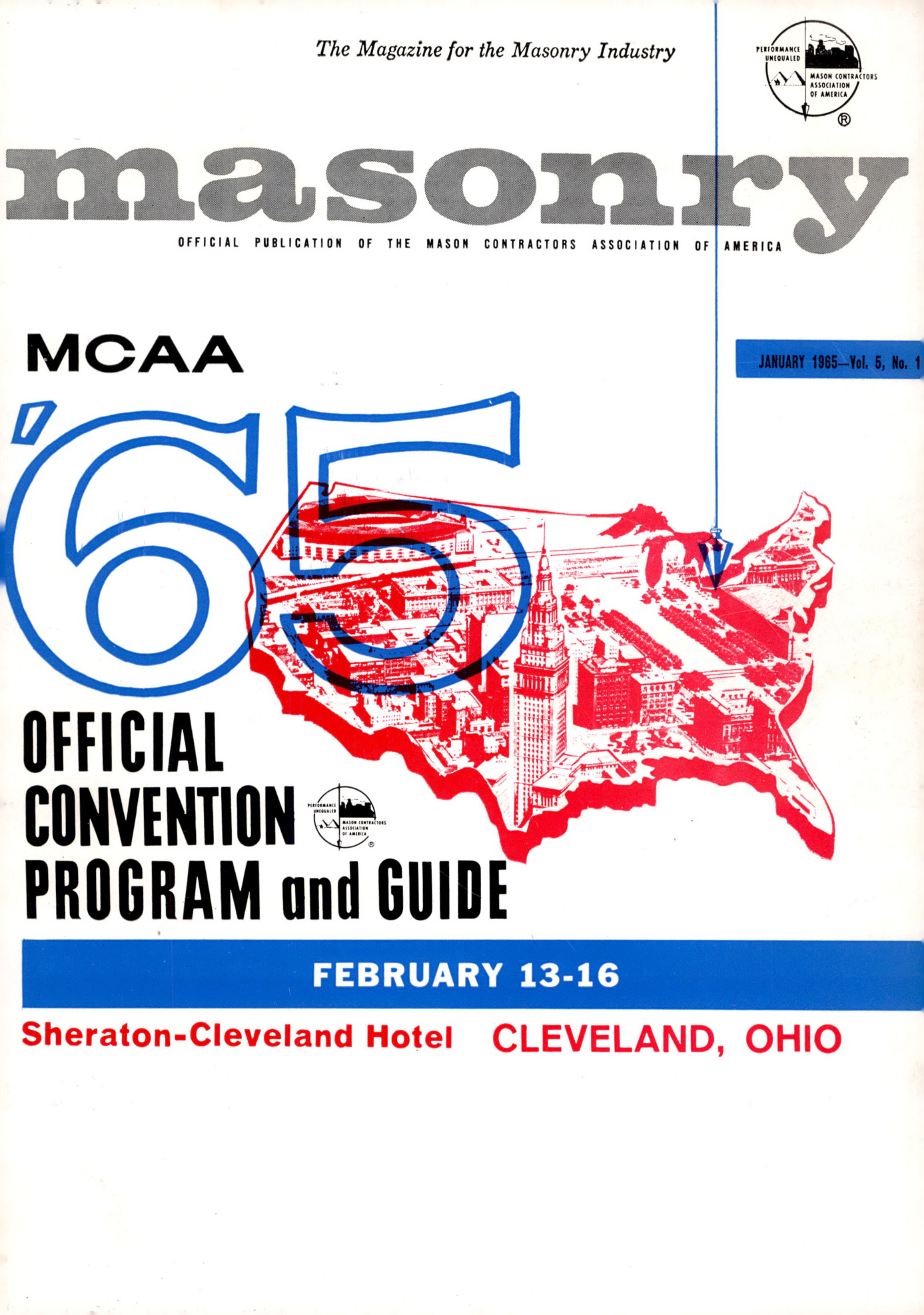 Masonry Magazine January 1965 Page. 1