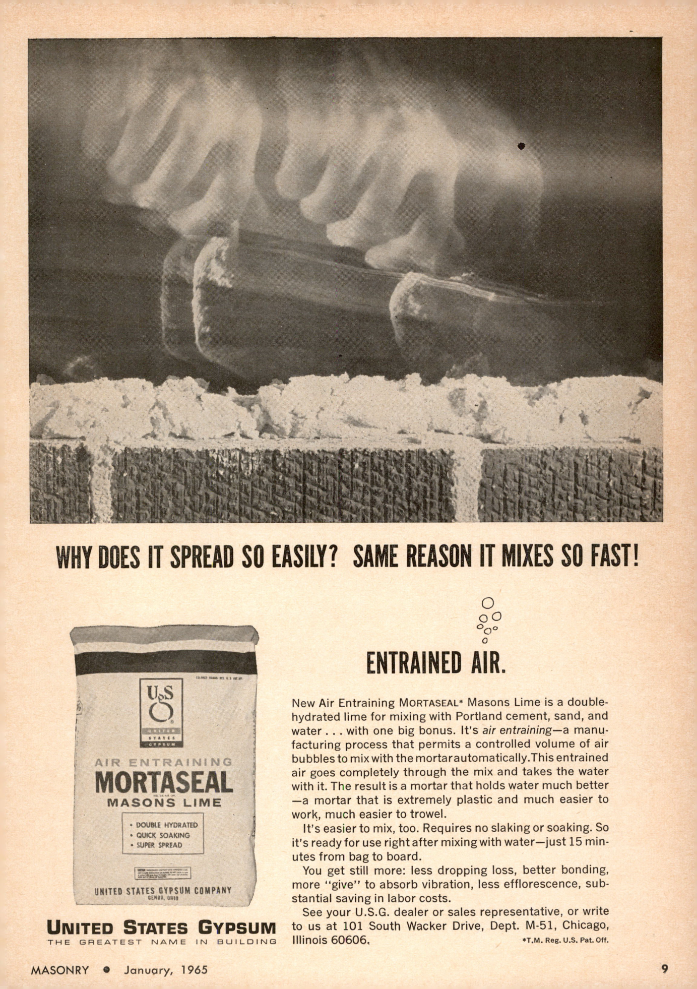 Masonry Magazine January 1965 Page. 9