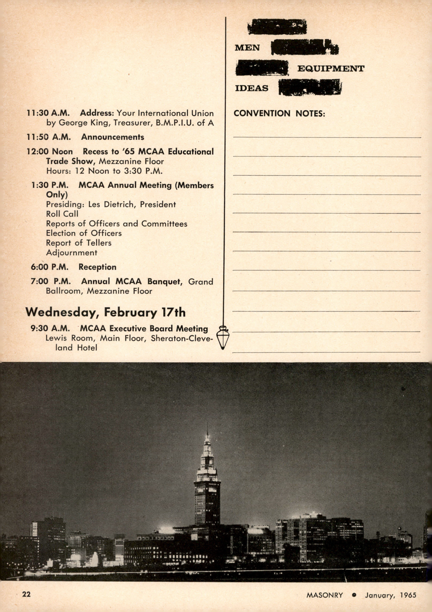 Masonry Magazine January 1965 Page. 22