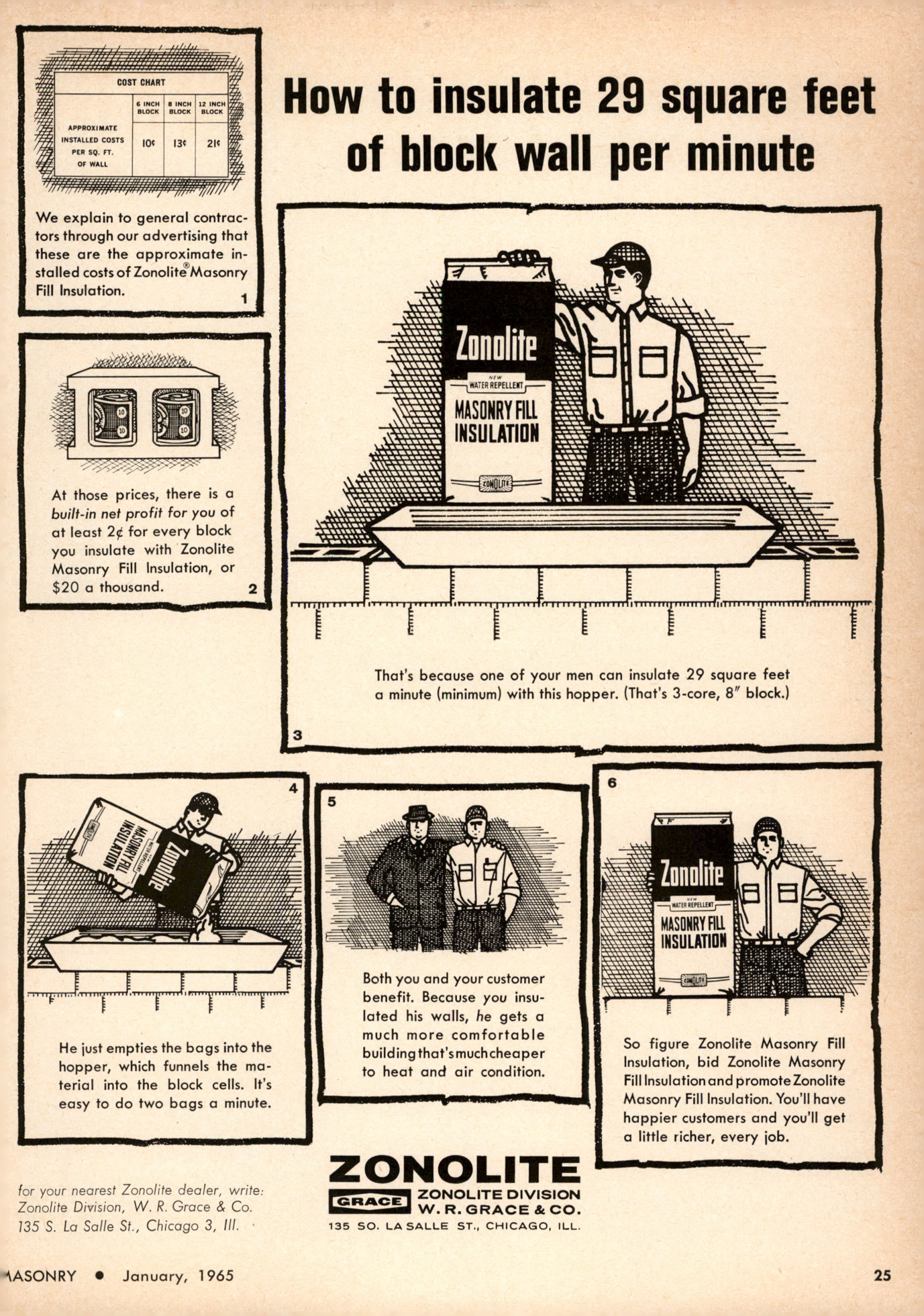 Masonry Magazine January 1965 Page. 25