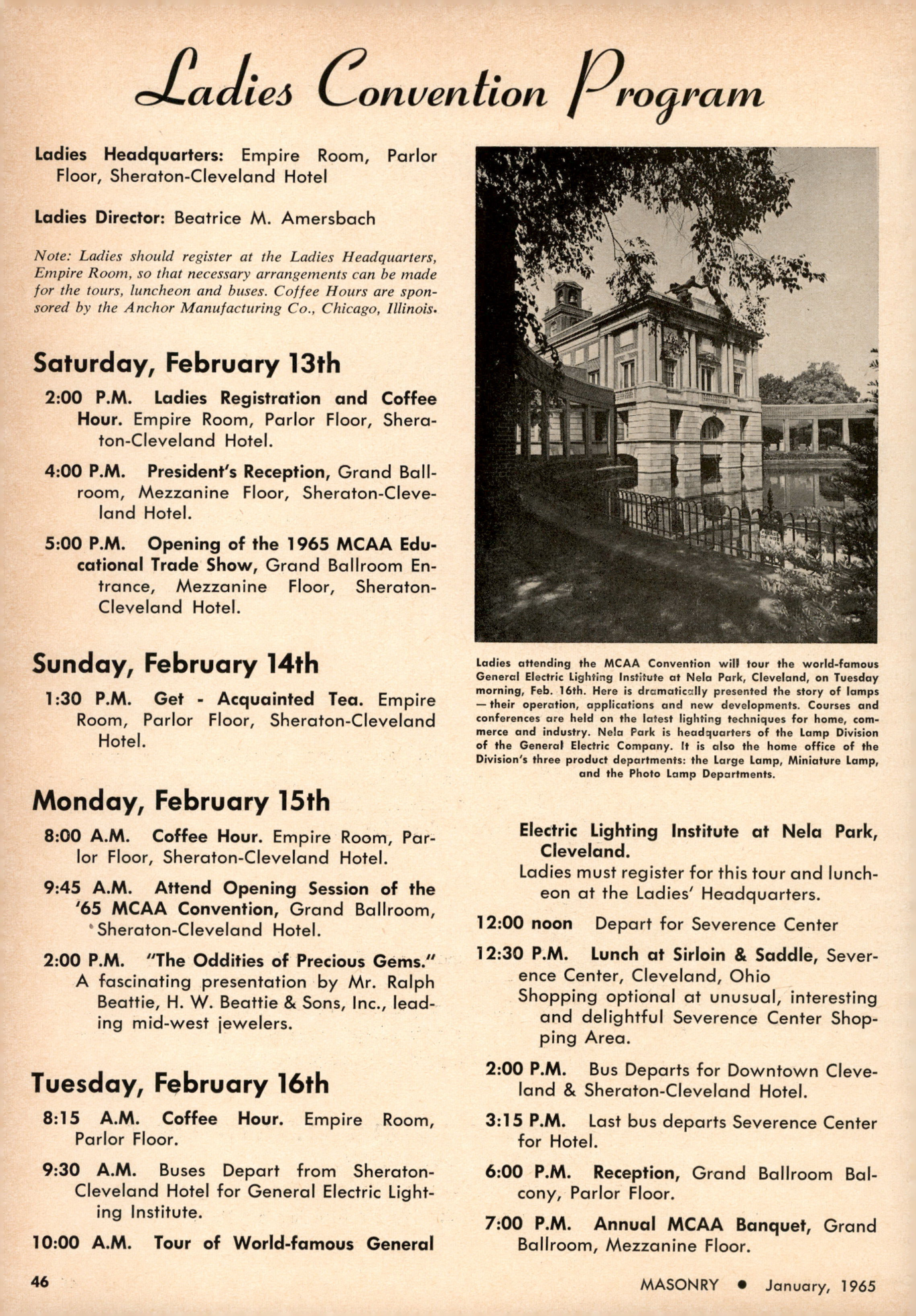 Masonry Magazine January 1965 Page. 46