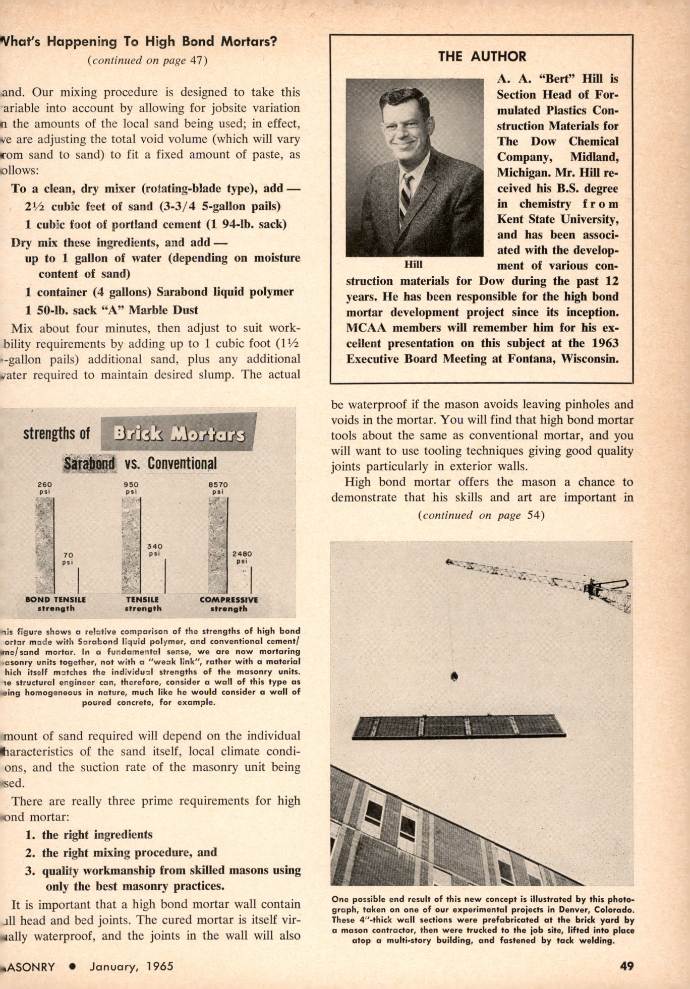 Masonry Magazine January 1965 Page. 49