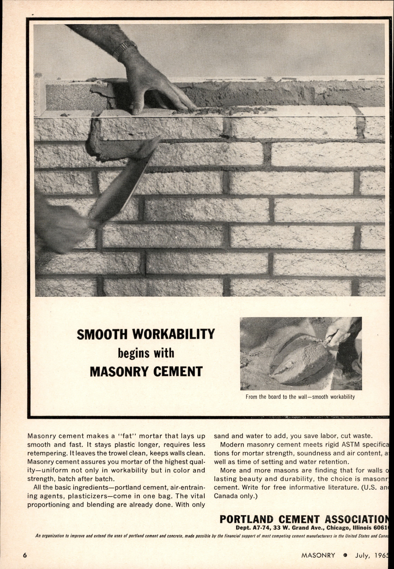 Masonry Magazine July 1965 Page. 6