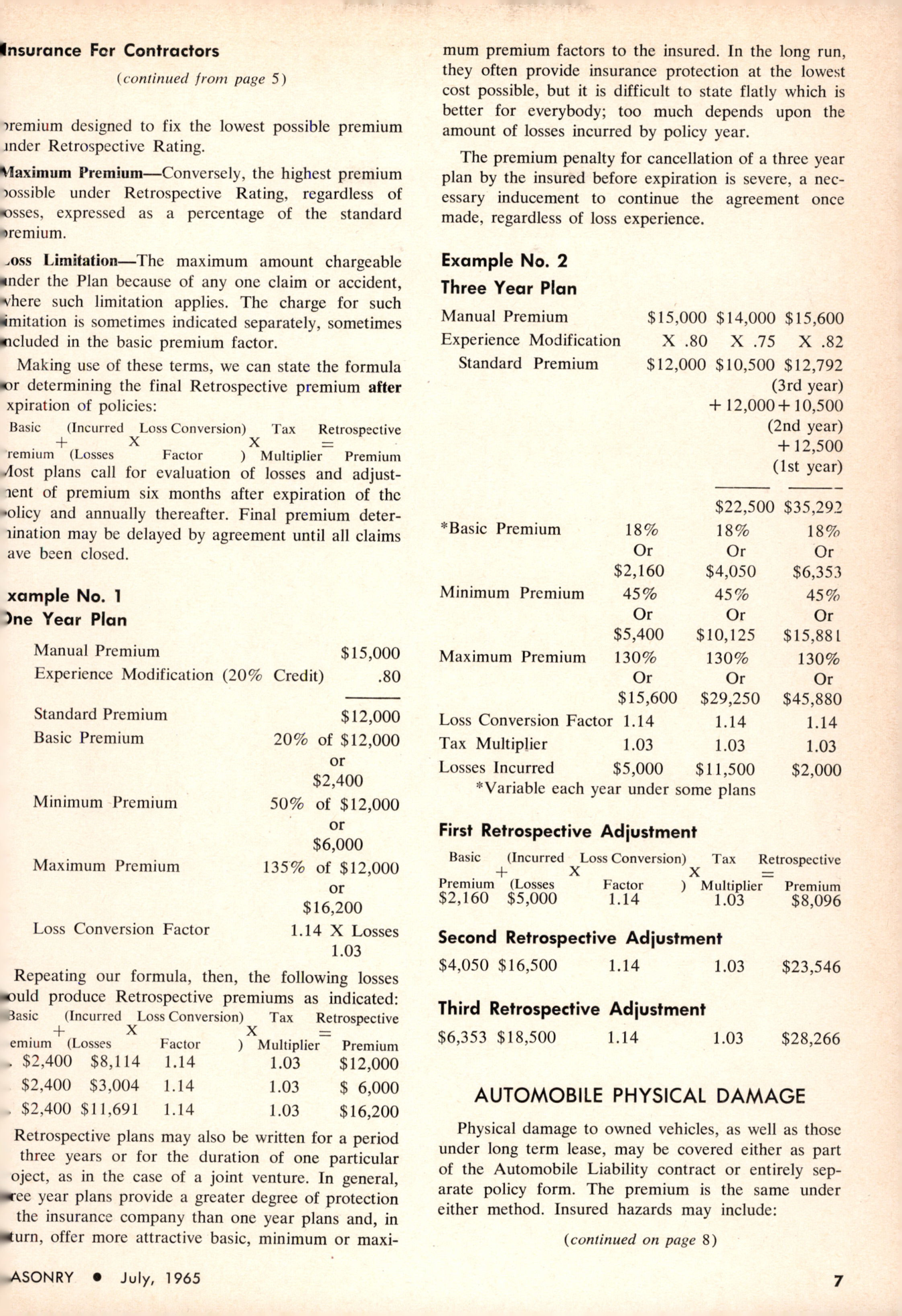 Masonry Magazine July 1965 Page. 7