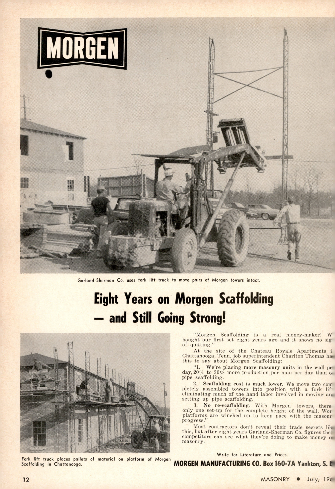 Masonry Magazine July 1965 Page. 12
