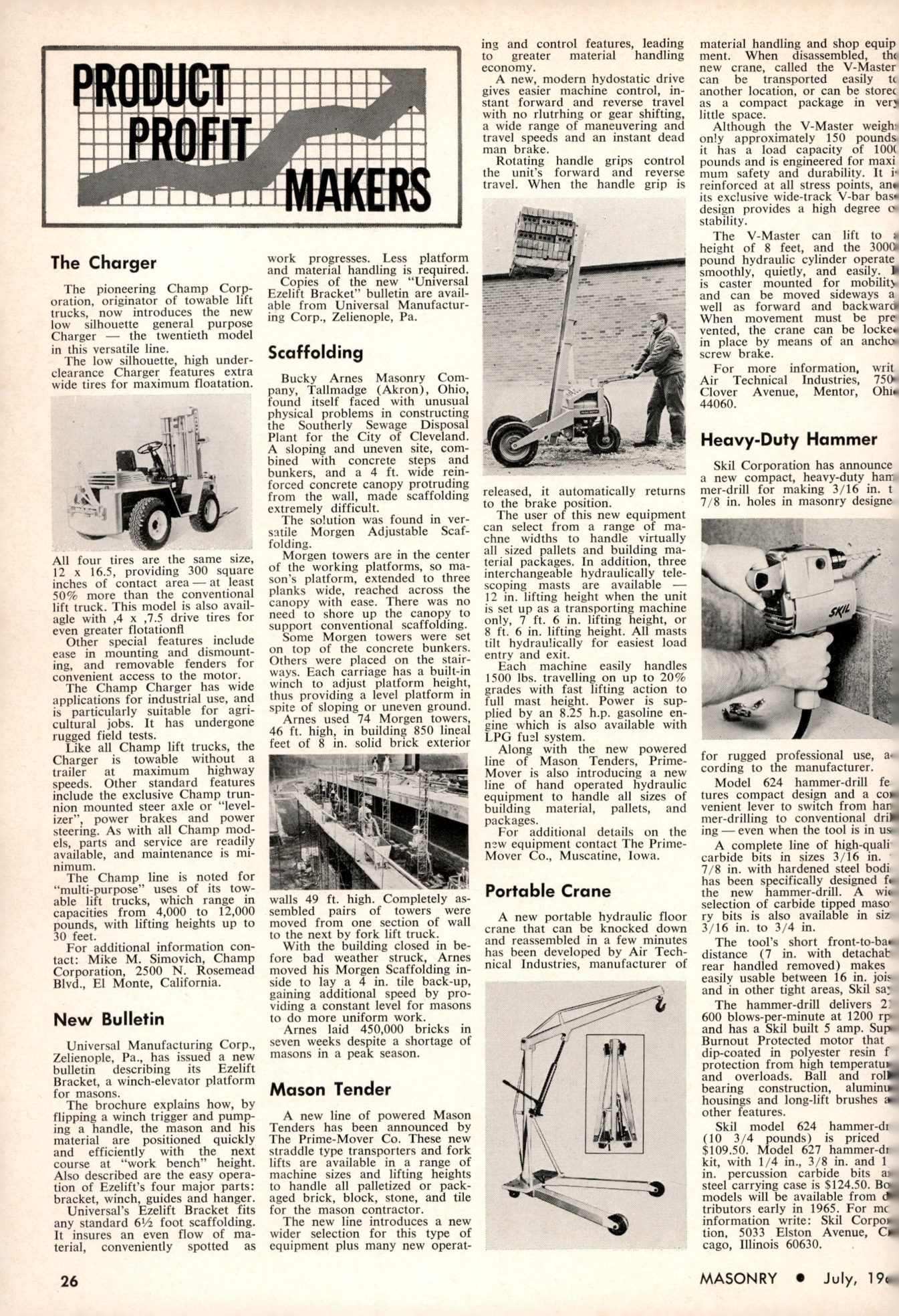 Masonry Magazine July 1965 Page. 26