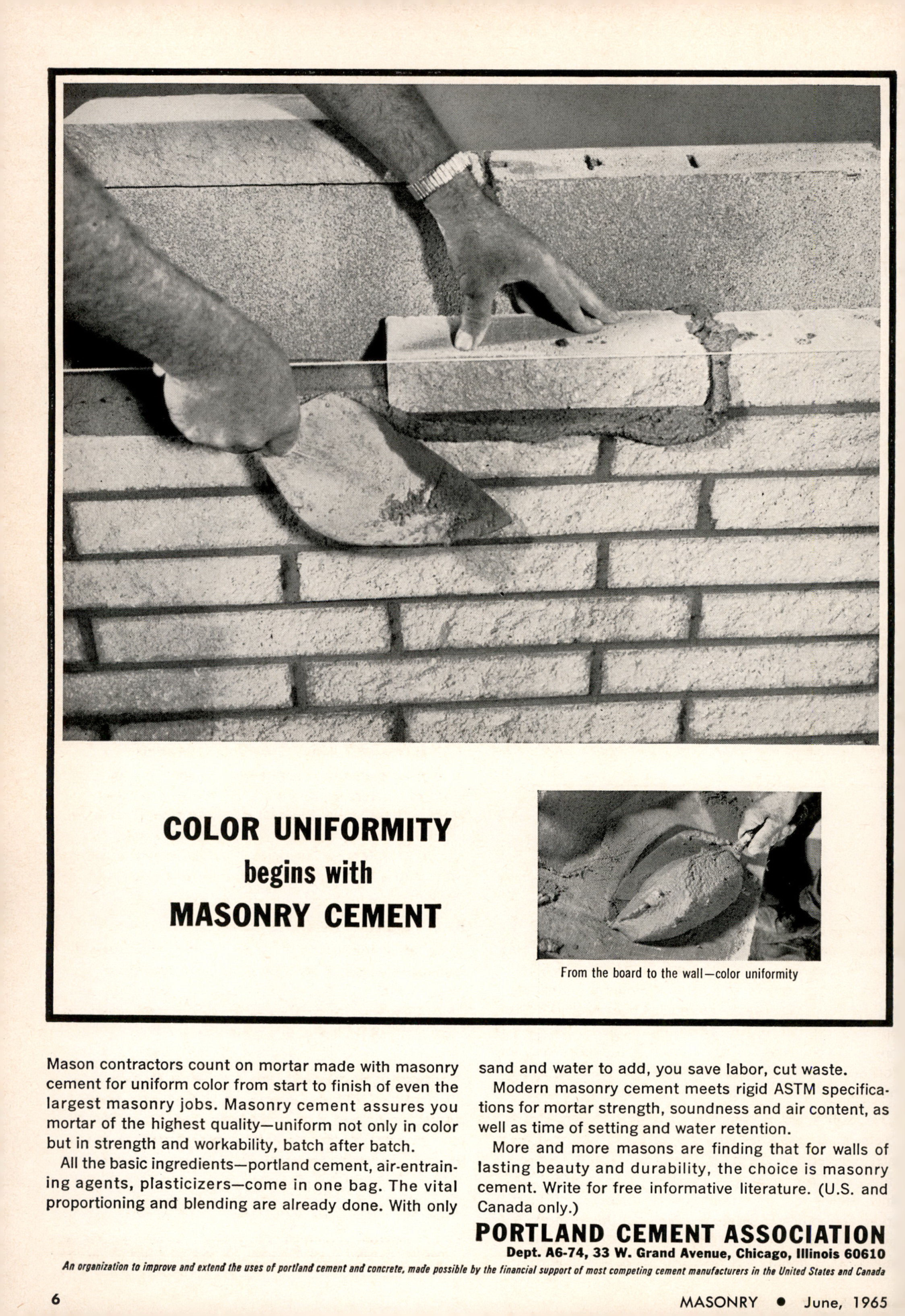Masonry Magazine June 1965 Page. 6