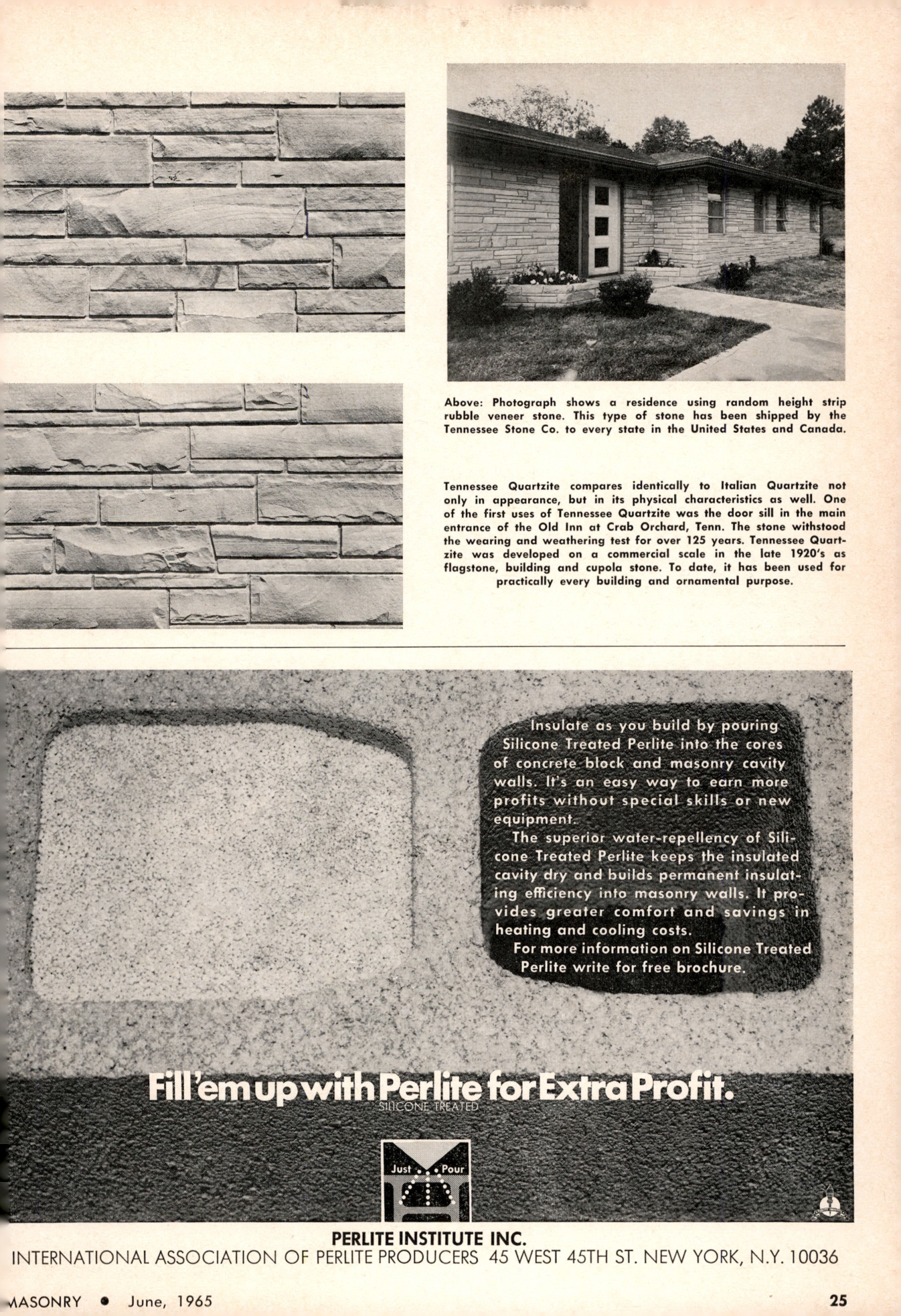 Masonry Magazine June 1965 Page. 25