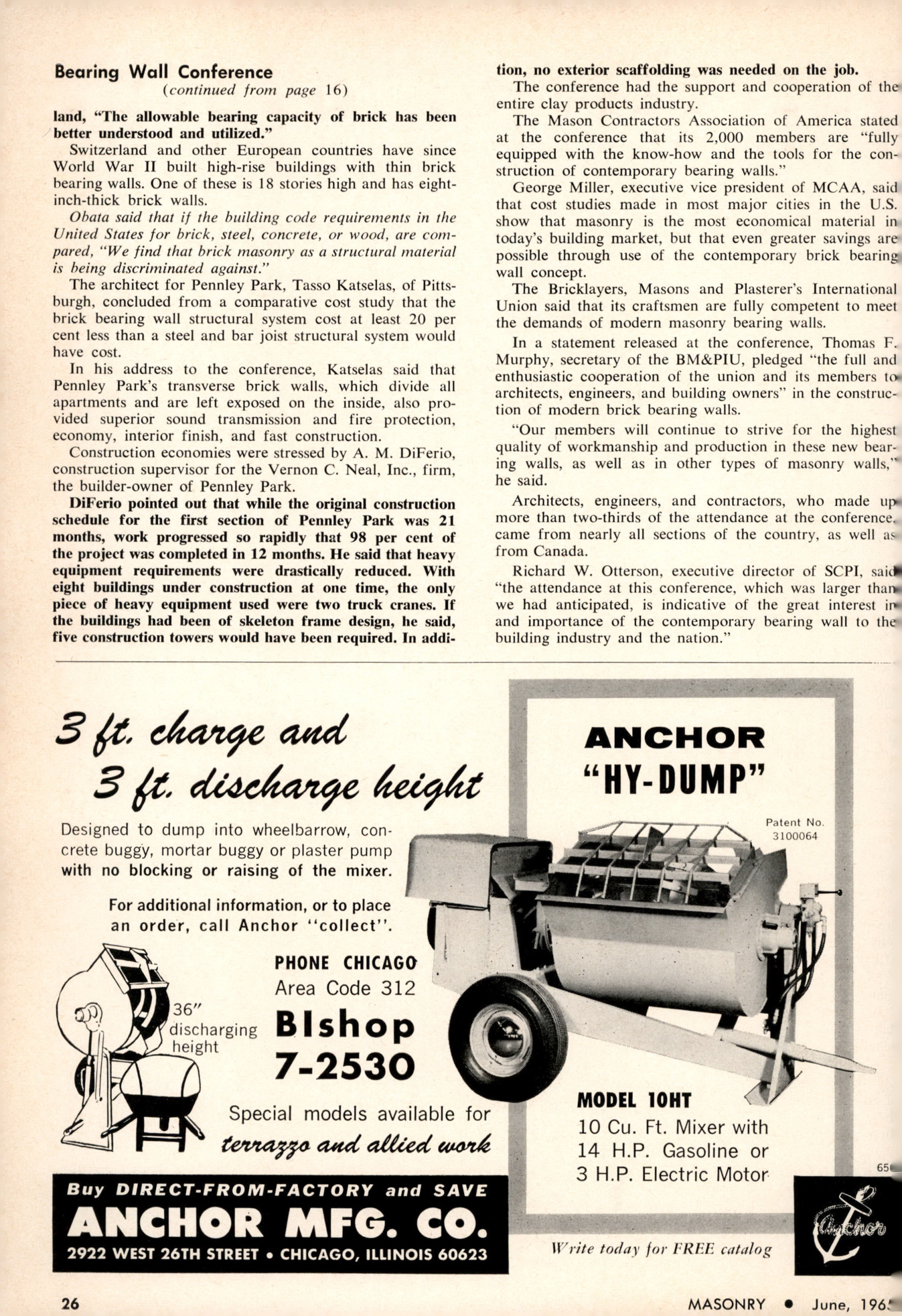 Masonry Magazine June 1965 Page. 26