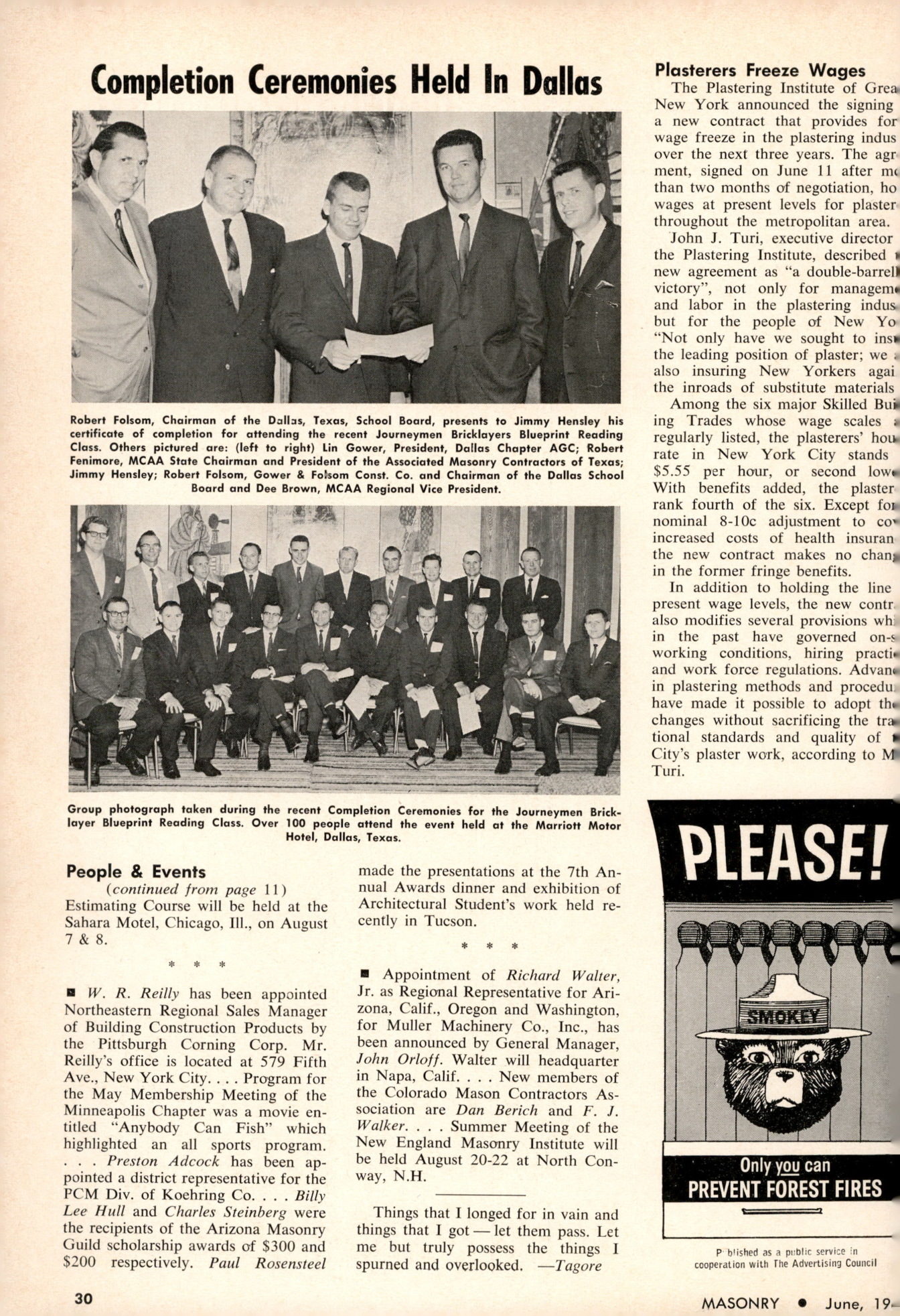 Masonry Magazine June 1965 Page. 30